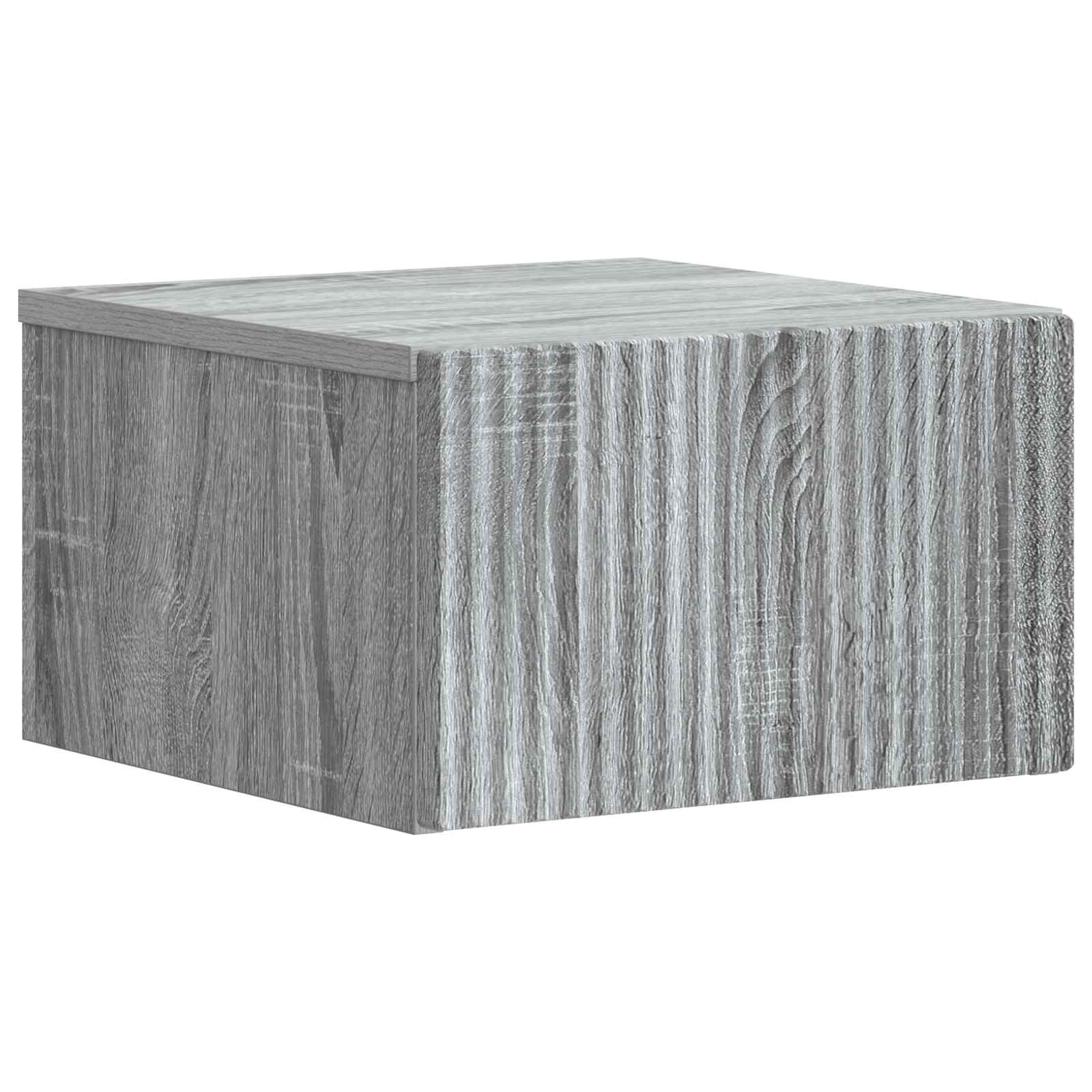 vidaXL Wandbeugel Bedkast 2 pcs Wit 33 x 34,5 x 20 cm Bewerkt hout