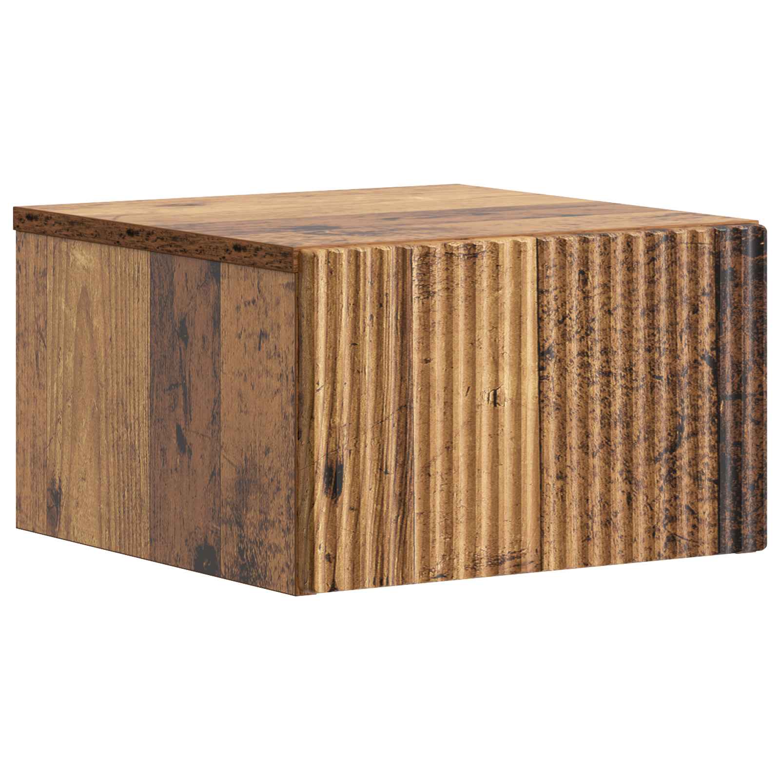 vidaXL Wandbeugel Bedkast 2 pcs Wit 33 x 34,5 x 20 cm Bewerkt hout
