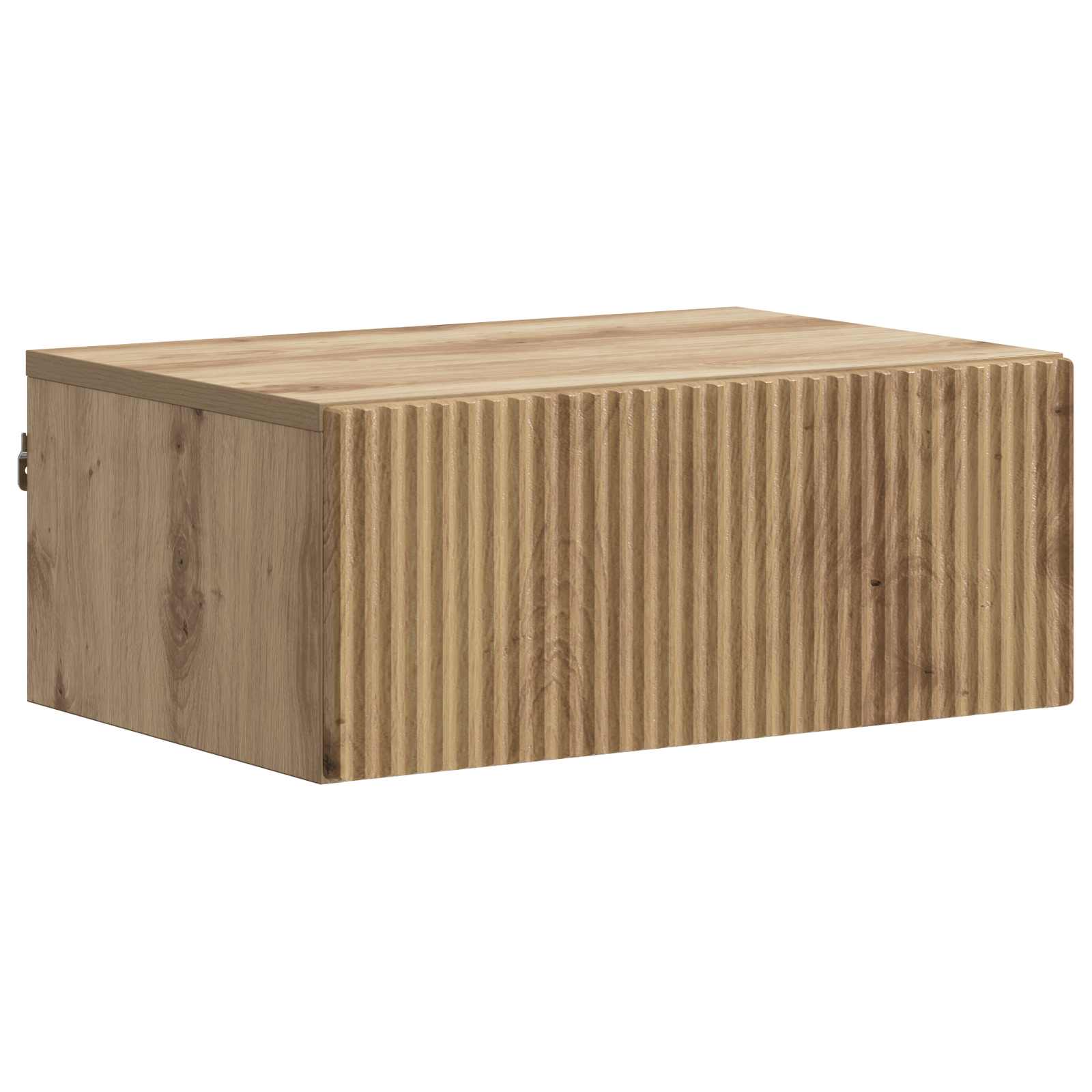 vidaXL Wandbeugel Bedkast 2 pcs Wit 49 x 34,5 x 20 cm Bewerkt hout