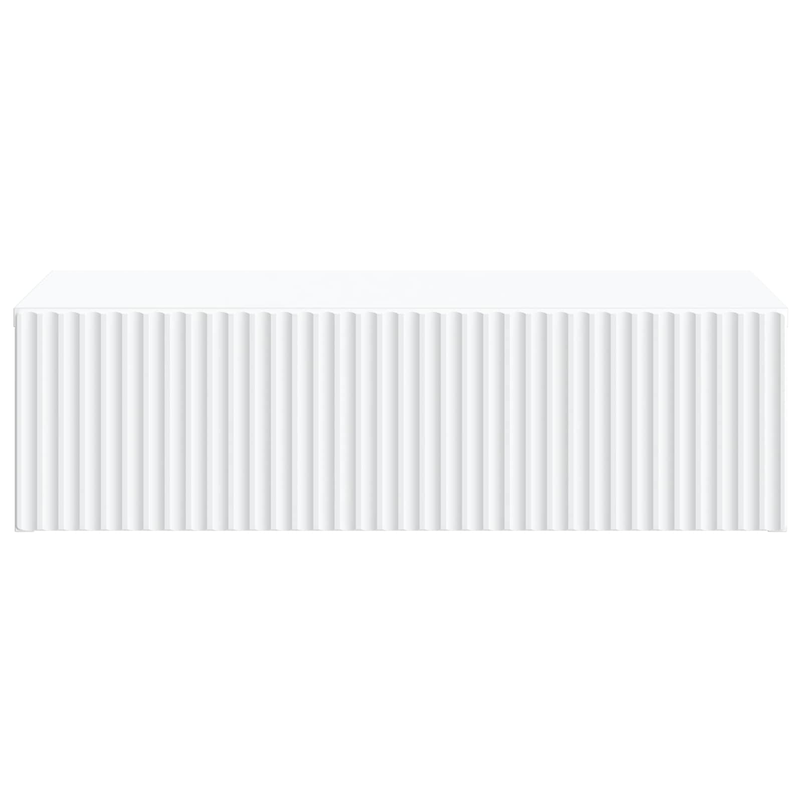 vidaXL Wandmontage Zijtafel Zwart 59 x 34,5 x 17 cm Bewerkt hout