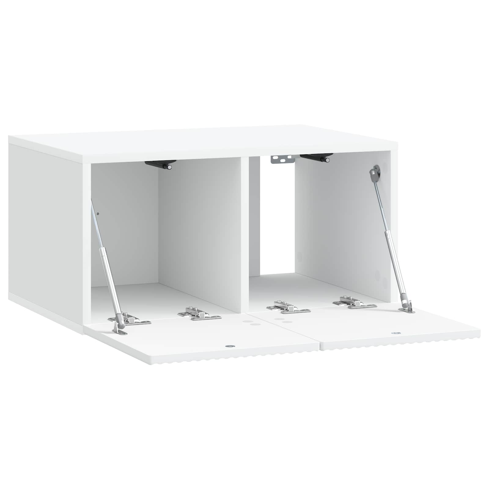 vidaXL Wandbeugel TV-kast Zwart 59,5 x 41 x 30 cm Bewerkt hout