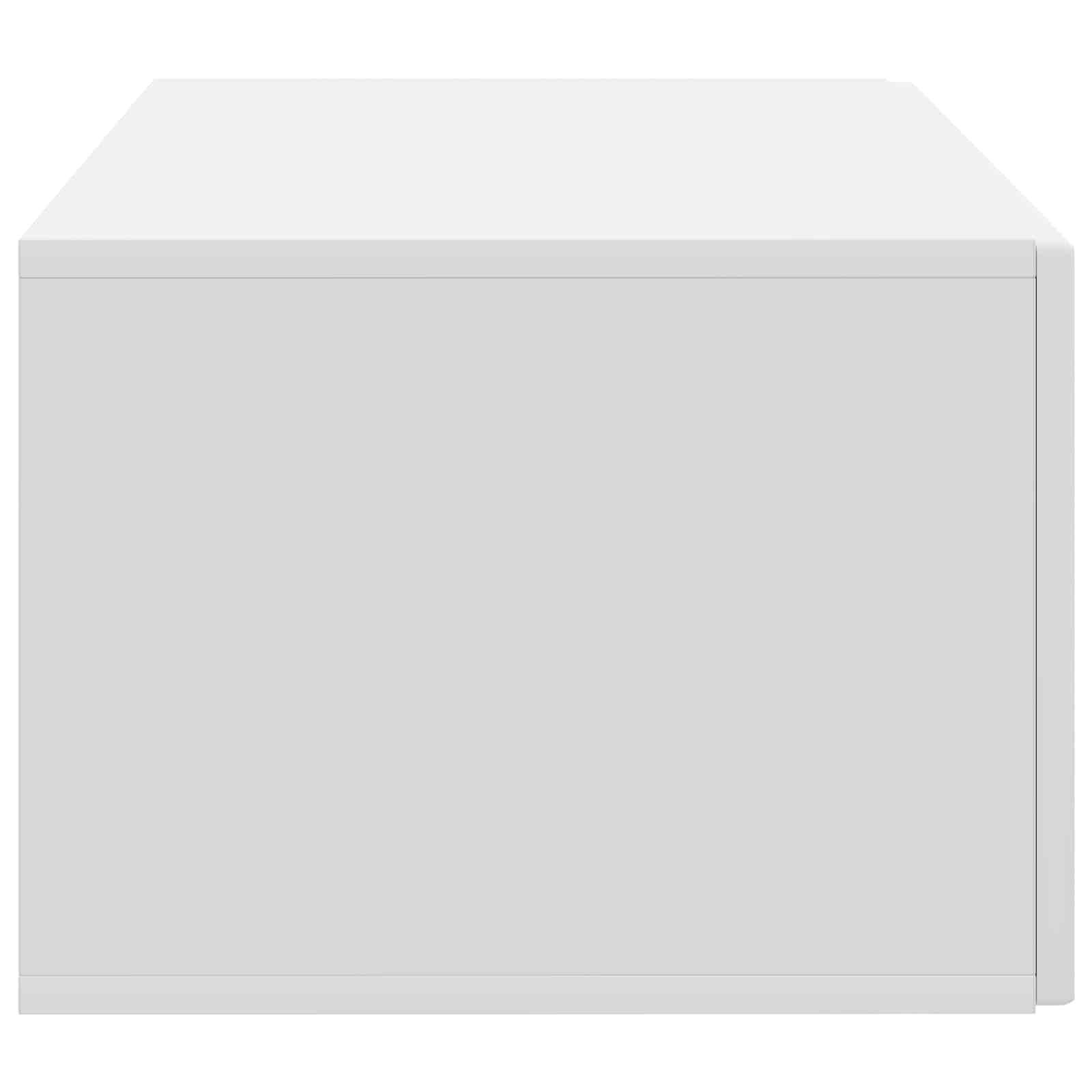 vidaXL Wandbeugel TV-kast Zwart 59,5 x 41 x 30 cm Bewerkt hout