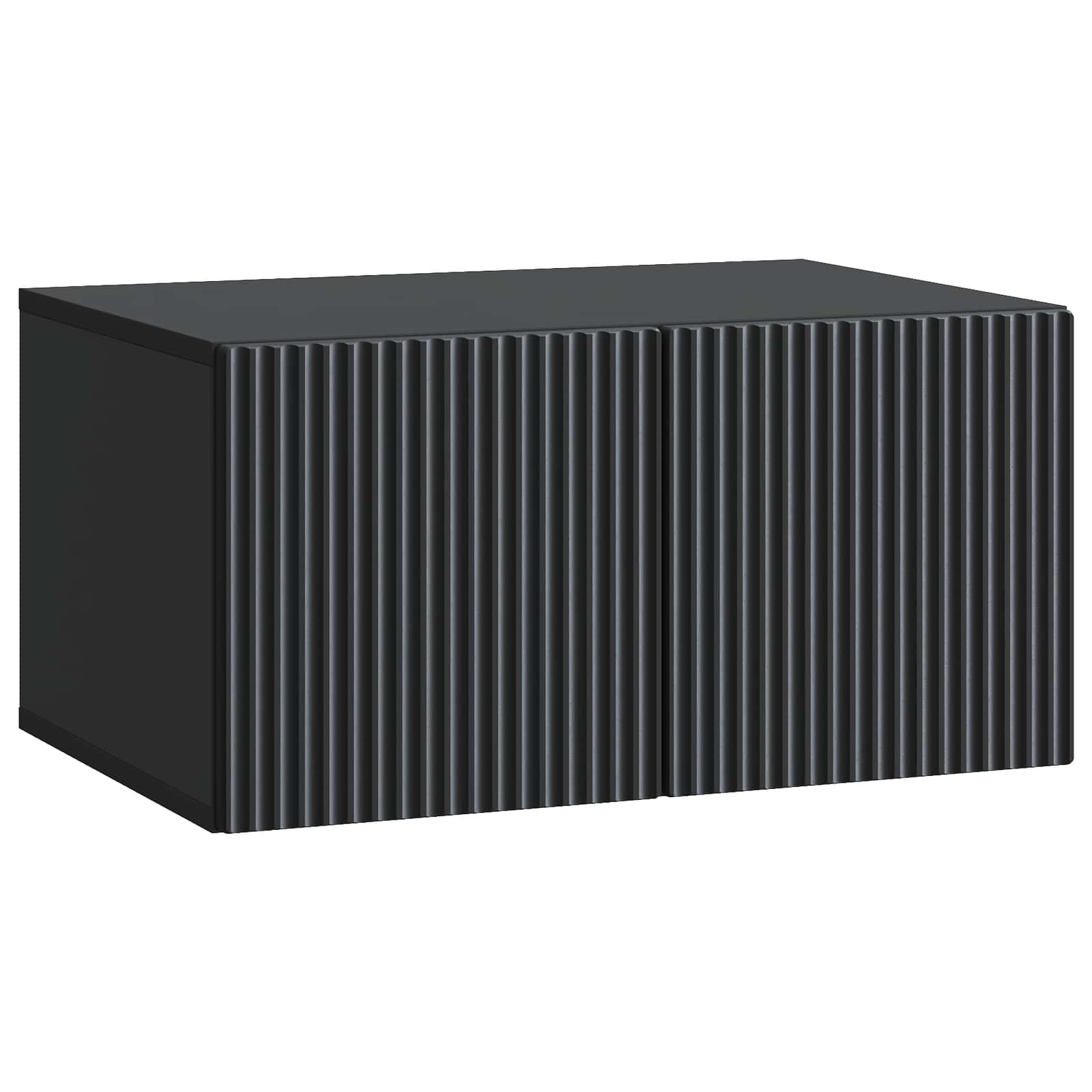vidaXL Wandbeugel TV-kast Zwart 59,5 x 41 x 30 cm Bewerkt hout