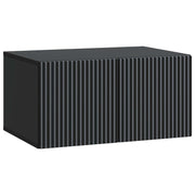 vidaXL Wandbeugel TV-kast Zwart 59,5 x 41 x 30 cm Bewerkt hout