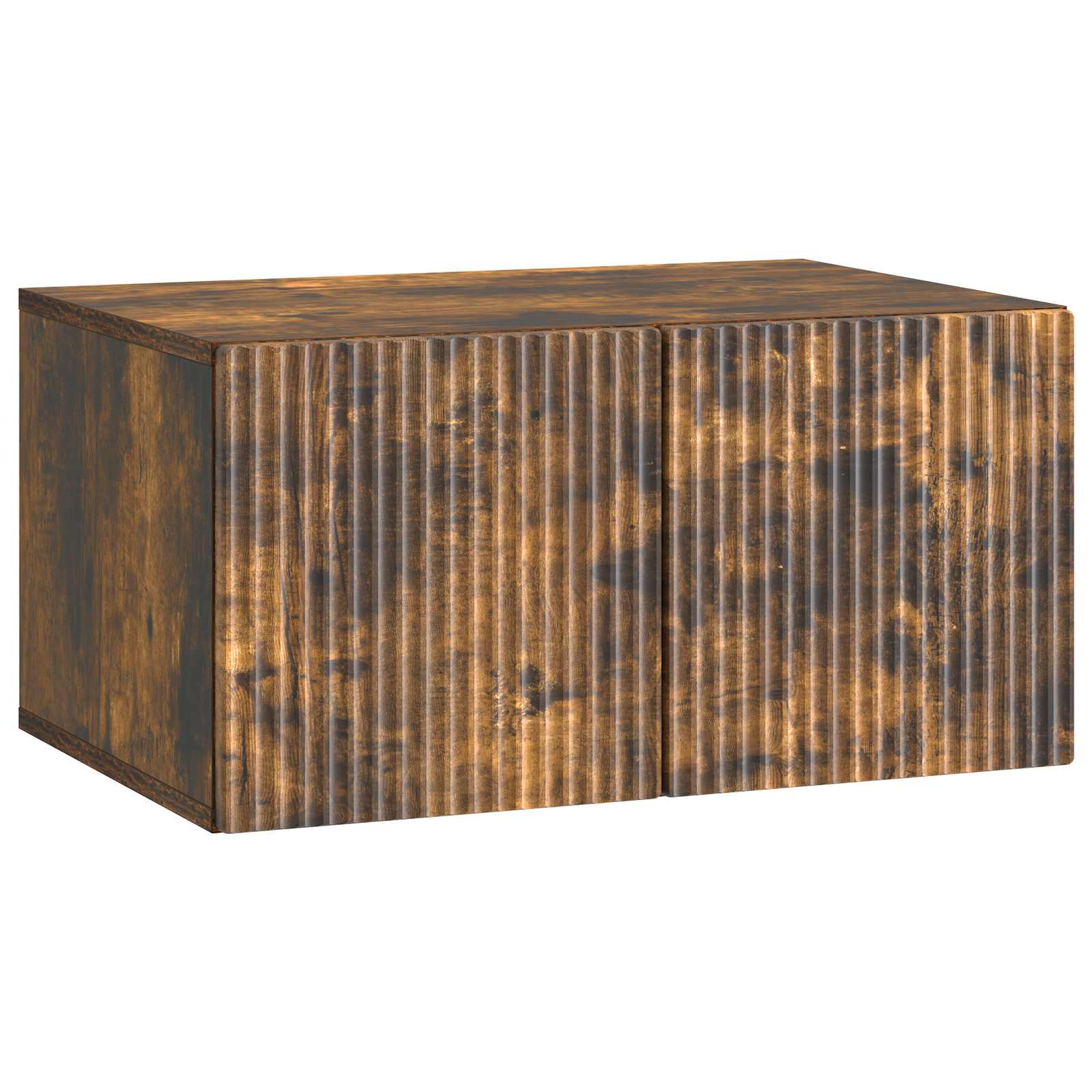 vidaXL Wandbeugel TV-kast Zwart 59,5 x 41 x 30 cm Bewerkt hout
