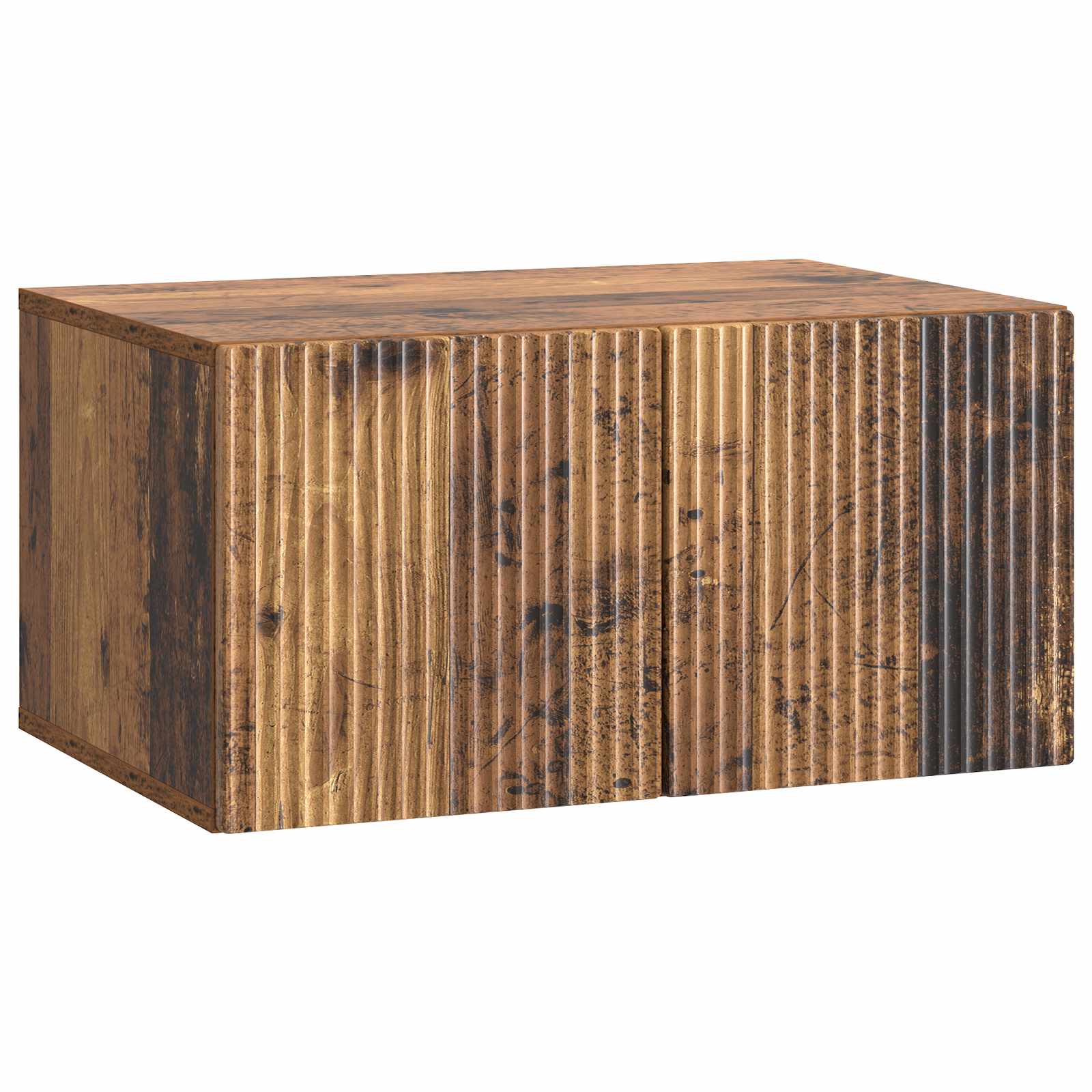 vidaXL Wandbeugel TV-kast Zwart 59,5 x 41 x 30 cm Bewerkt hout