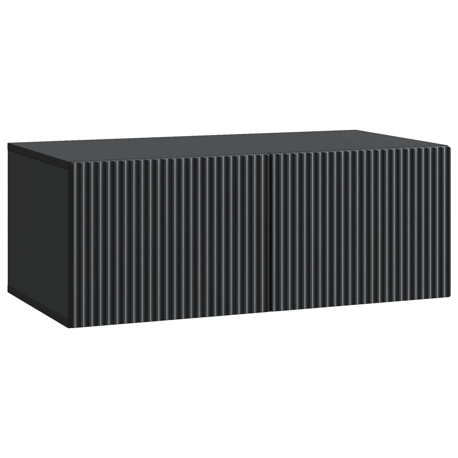 vidaXL Wandbeugel TV-kast Zwart 59,5 x 41 x 30 cm Bewerkt hout