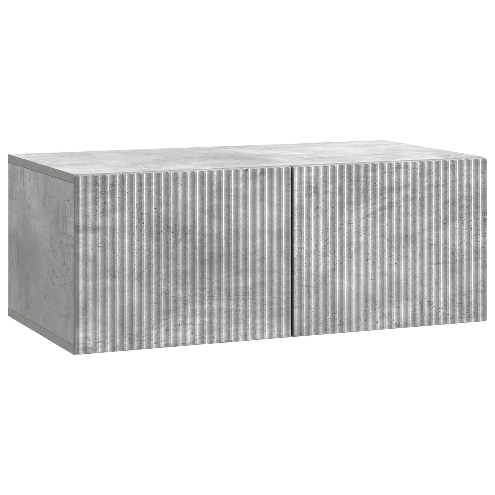 vidaXL Wandbeugel TV-kast Zwart 59,5 x 41 x 30 cm Bewerkt hout