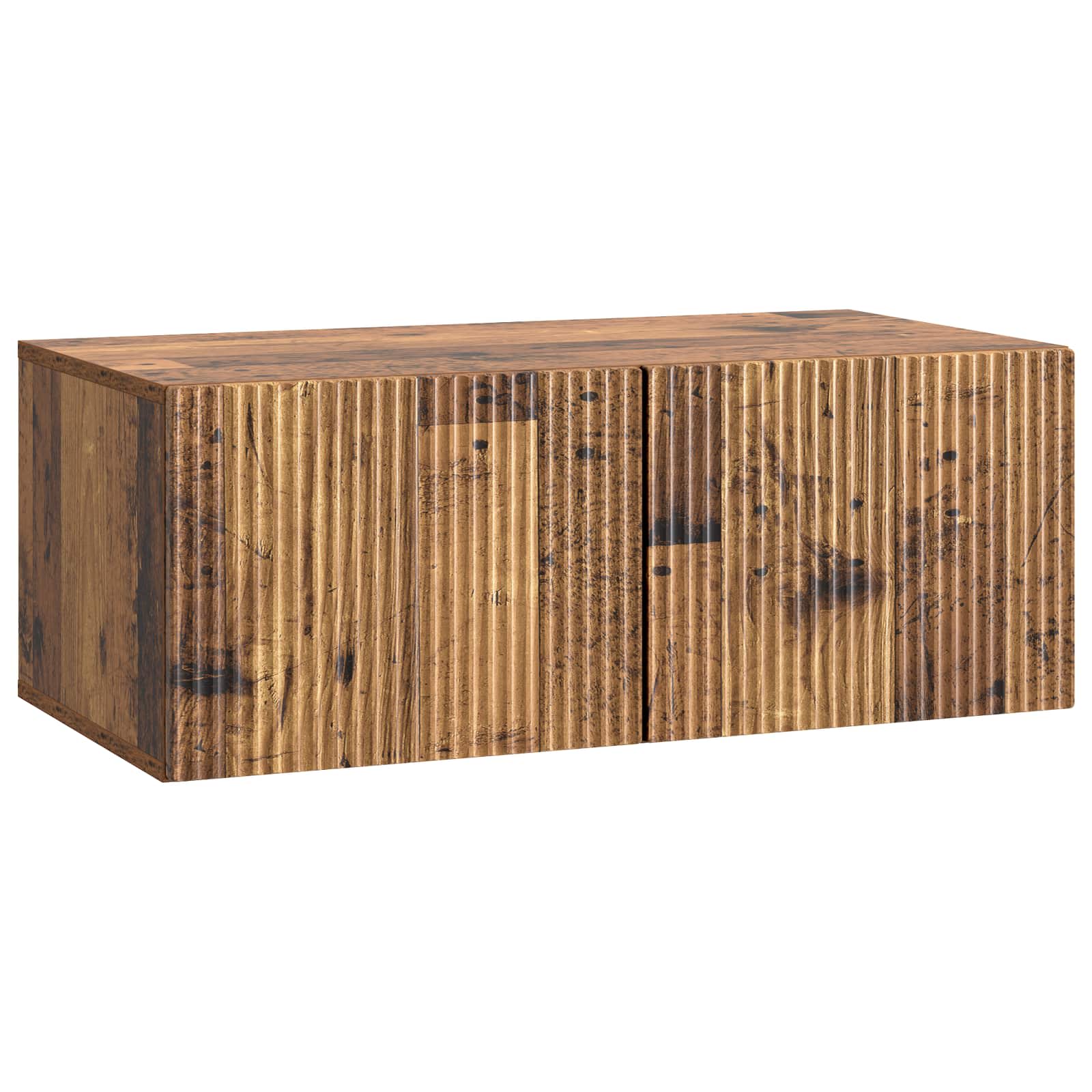 vidaXL Wandbeugel TV-kast Zwart 59,5 x 41 x 30 cm Bewerkt hout
