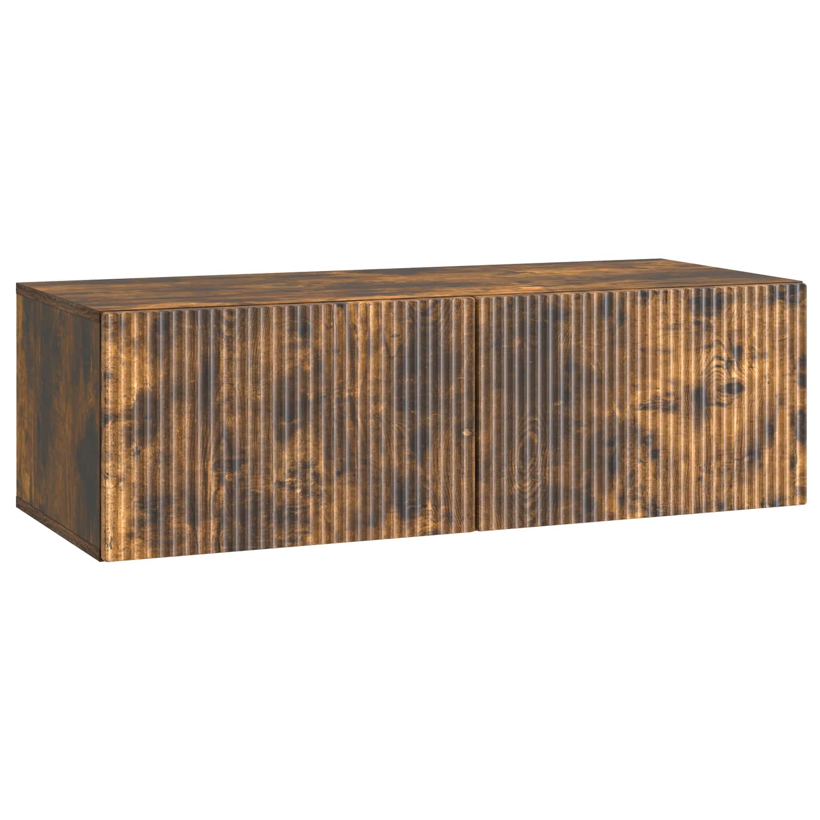 vidaXL Wandbeugel TV-kast Zwart 59,5 x 41 x 30 cm Bewerkt hout