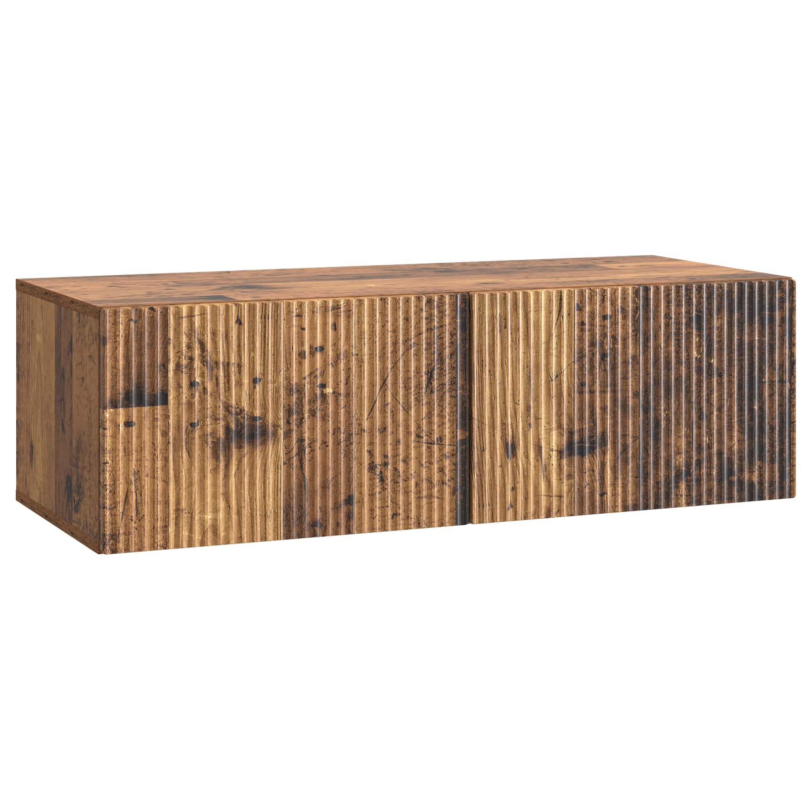 vidaXL Wandbeugel TV-kast Zwart 59,5 x 41 x 30 cm Bewerkt hout