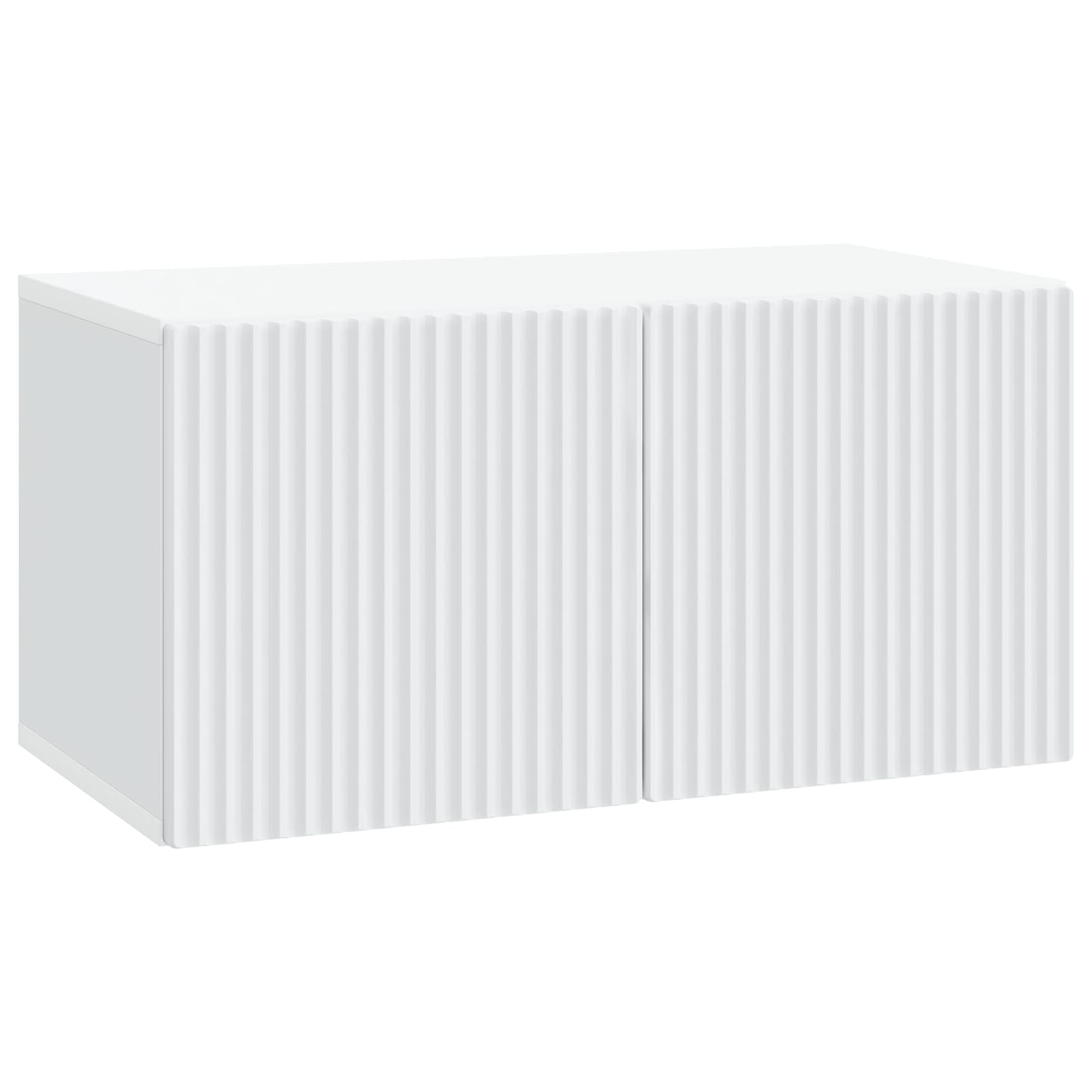 vidaXL Wandbeugel TV-kast Zwart 59,5 x 41 x 30 cm Bewerkt hout