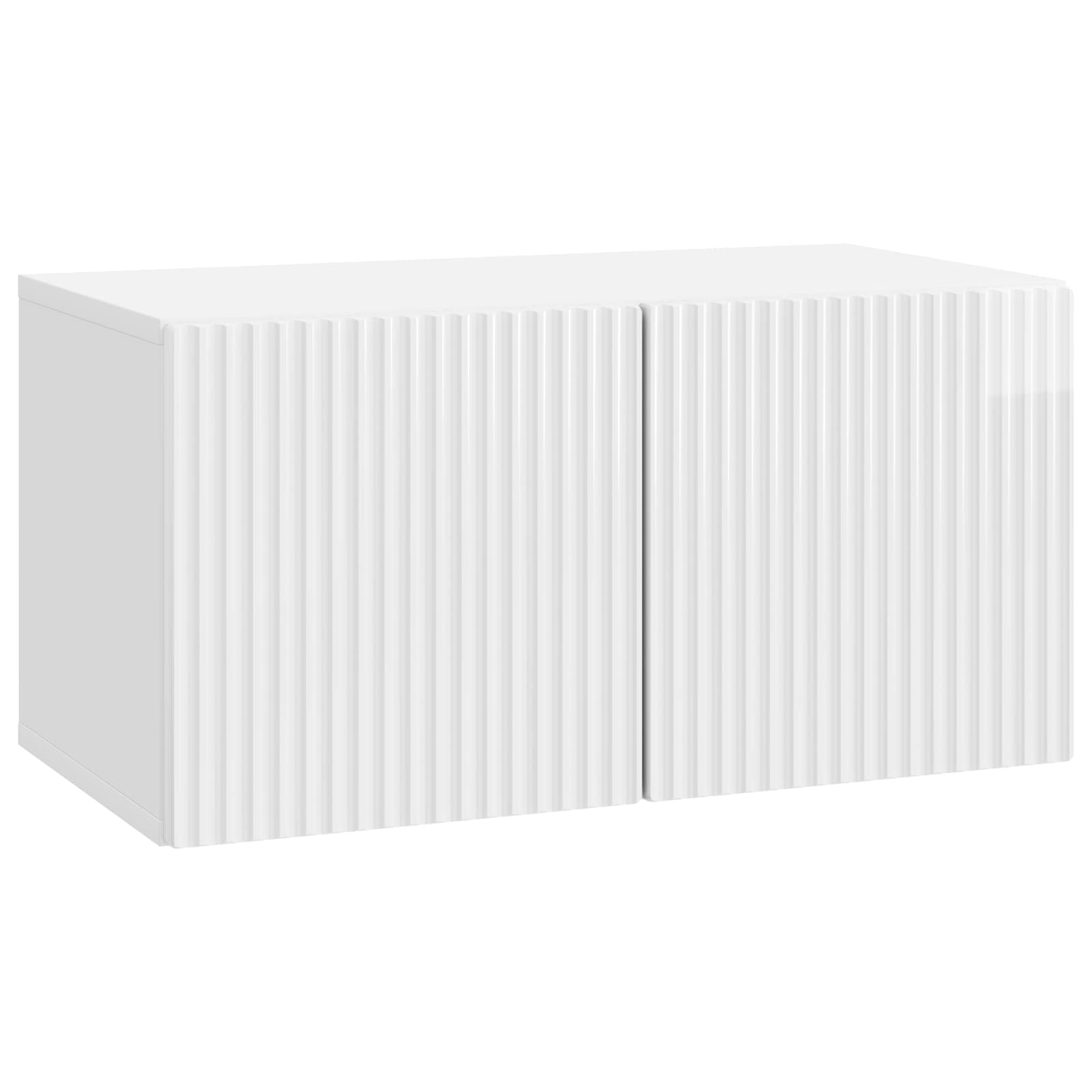 vidaXL Wandbeugel TV-kast Zwart 59,5 x 41 x 30 cm Bewerkt hout