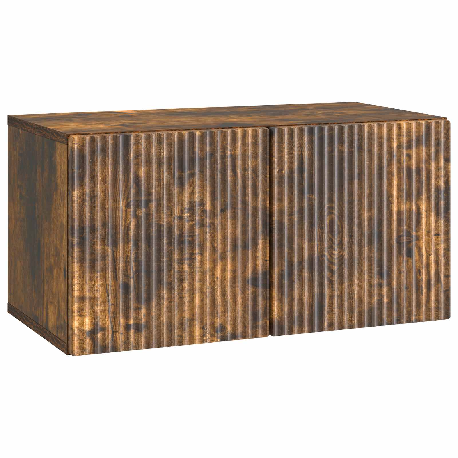 vidaXL Wandbeugel TV-kast Zwart 59,5 x 41 x 30 cm Bewerkt hout