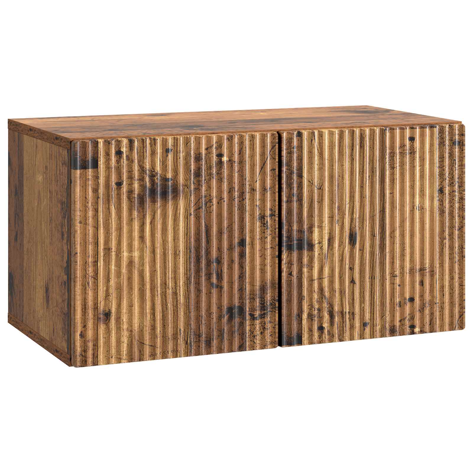 vidaXL Wandbeugel TV-kast Zwart 59,5 x 41 x 30 cm Bewerkt hout
