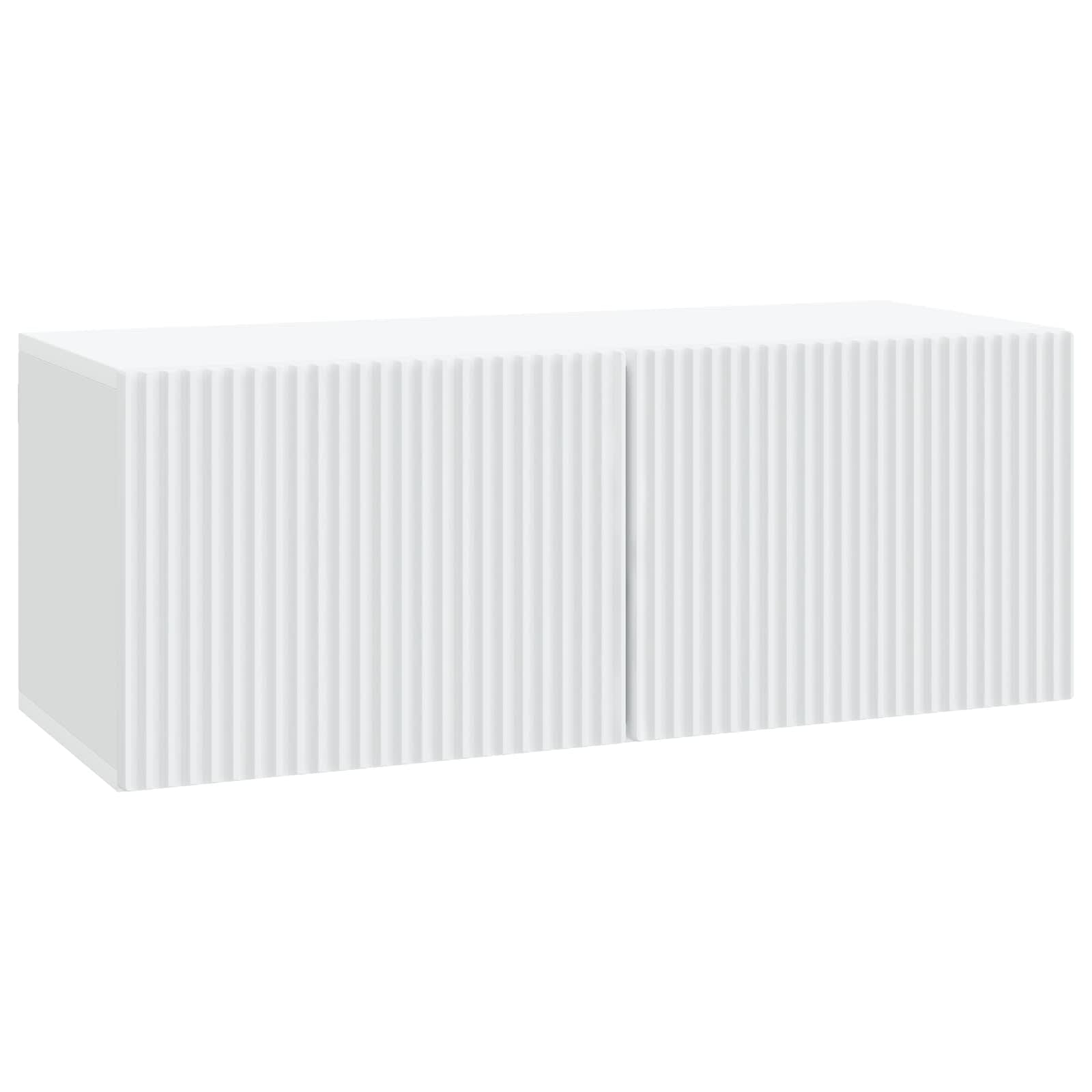 vidaXL Wandbeugel TV-kast Zwart 59,5 x 41 x 30 cm Bewerkt hout