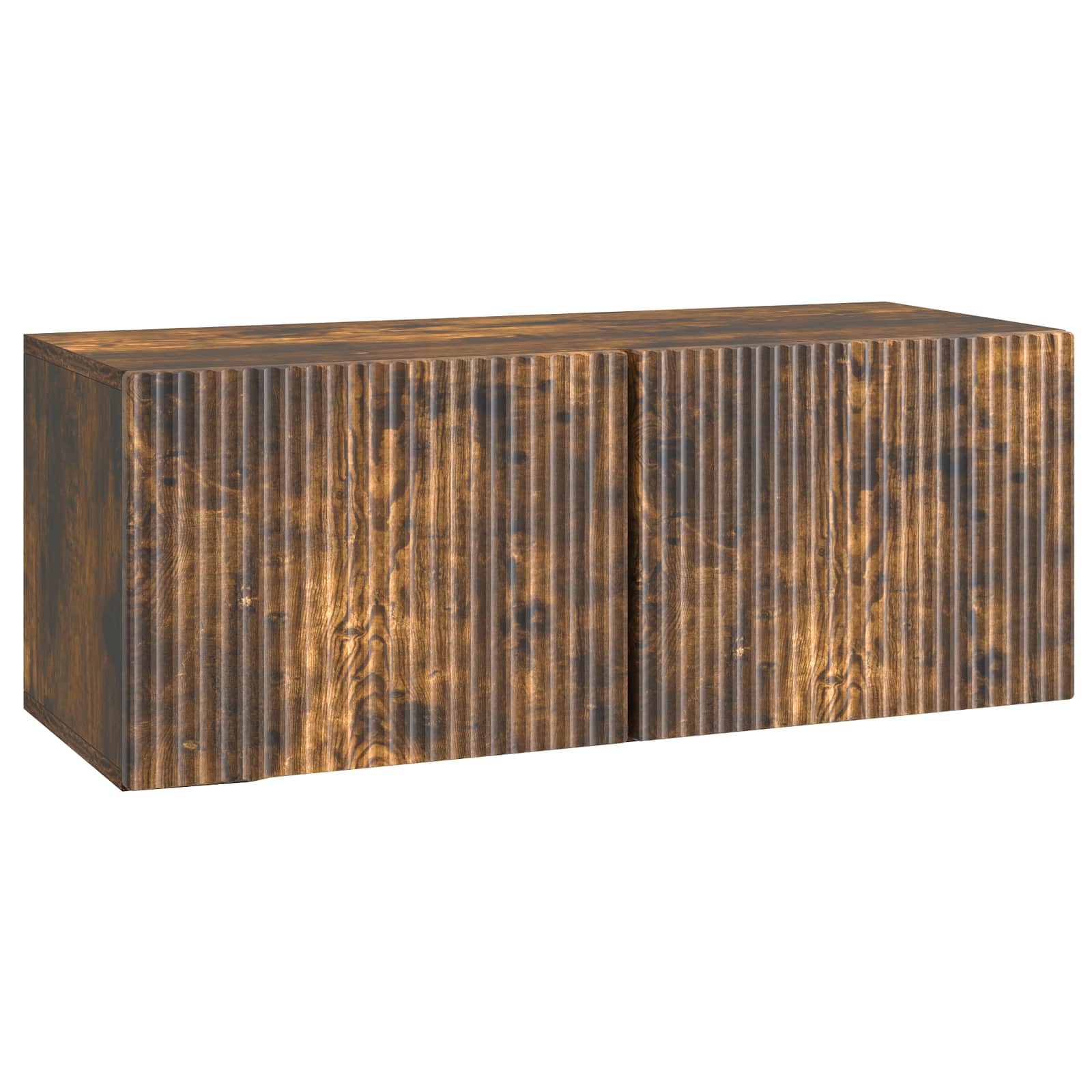 vidaXL Wandbeugel TV-kast Zwart 59,5 x 41 x 30 cm Bewerkt hout