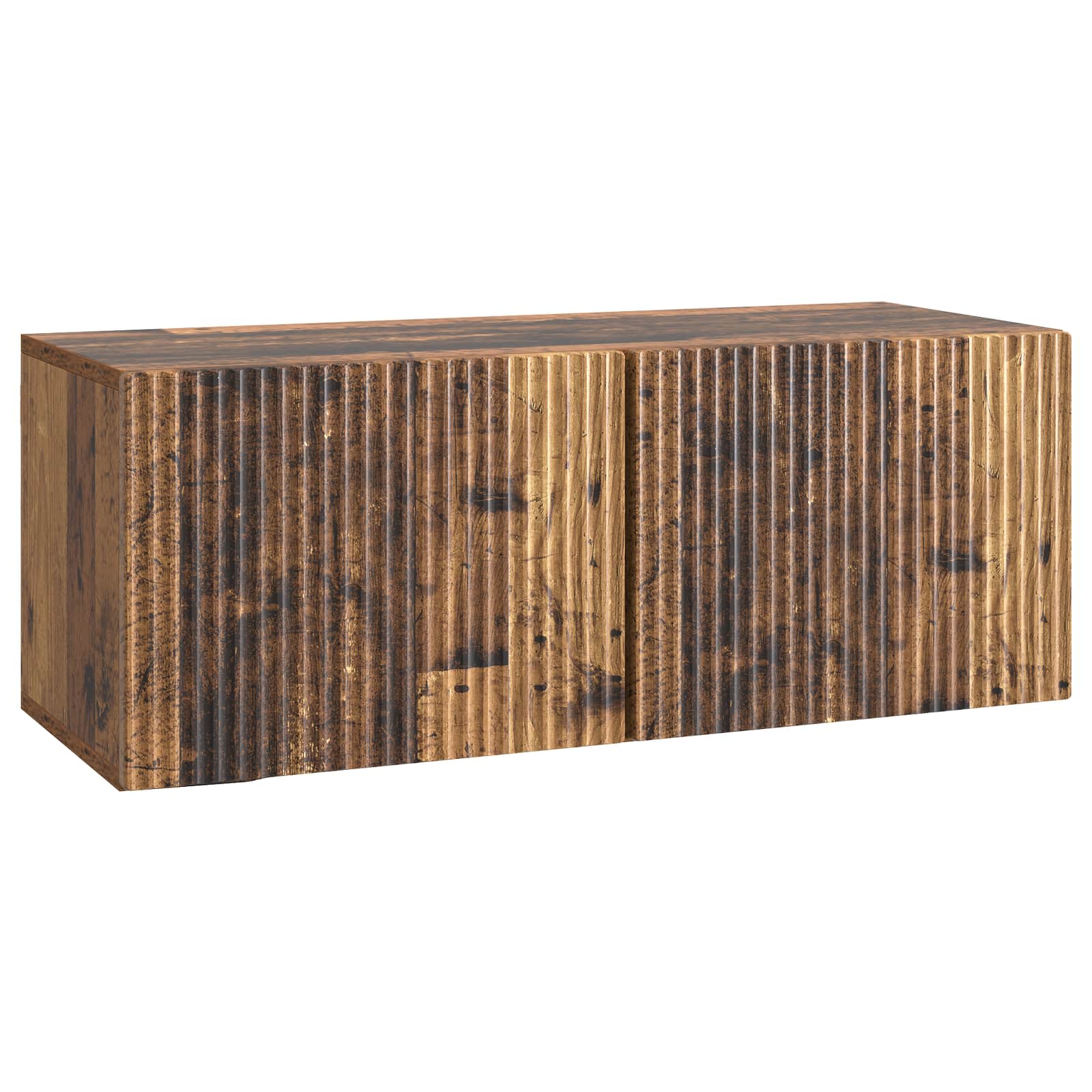 vidaXL Wandbeugel TV-kast Zwart 59,5 x 41 x 30 cm Bewerkt hout