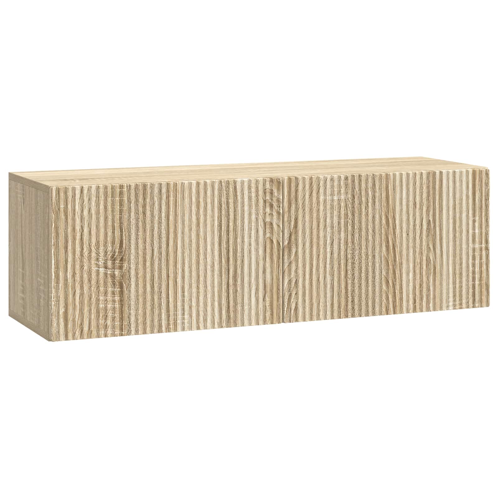 vidaXL Wandbeugel TV-kast Zwart 59,5 x 41 x 30 cm Bewerkt hout