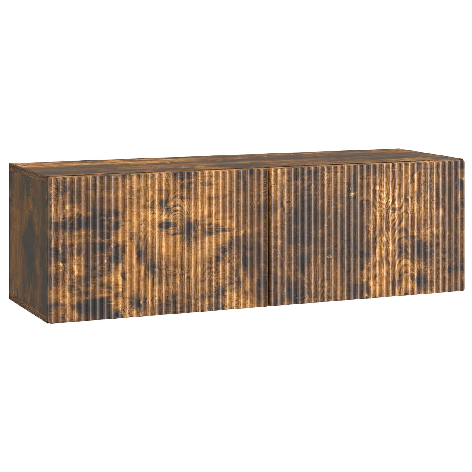 vidaXL Wandbeugel TV-kast Zwart 59,5 x 41 x 30 cm Bewerkt hout