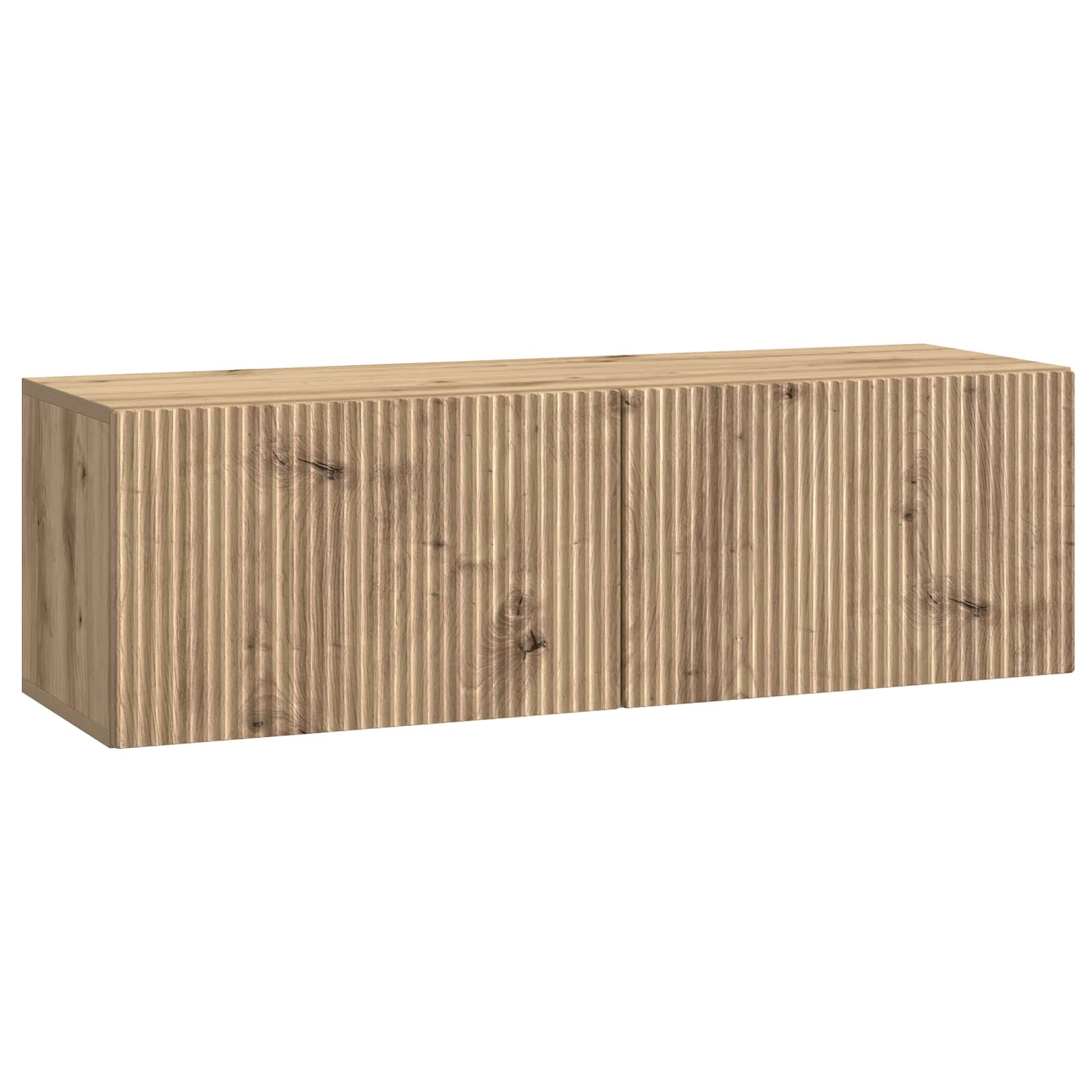 vidaXL Wandbeugel TV-kast Zwart 59,5 x 41 x 30 cm Bewerkt hout