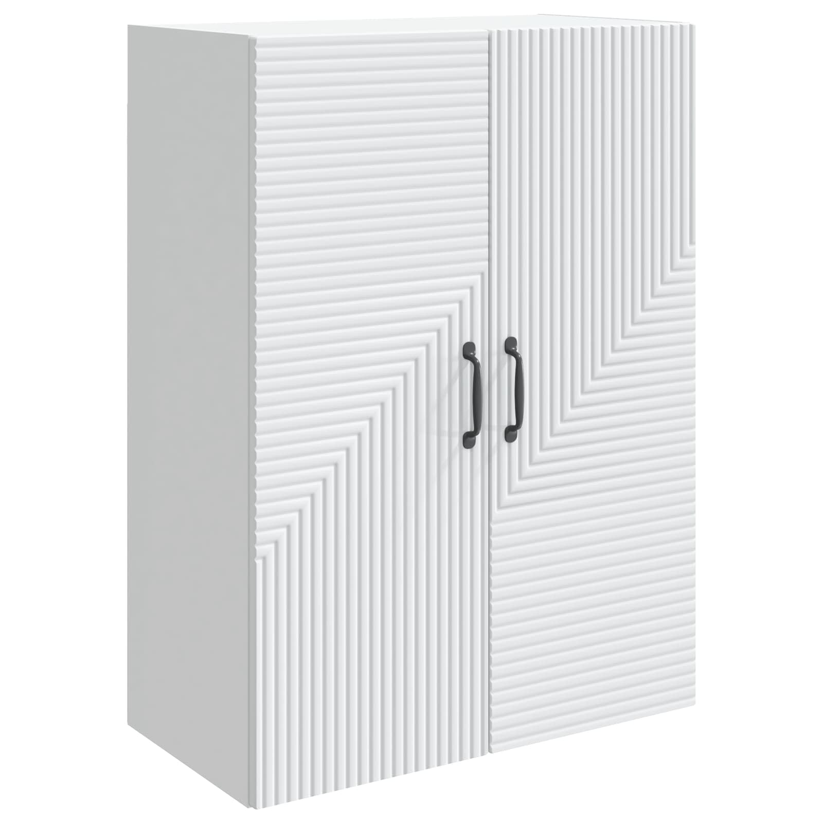 vidaXL Wandkast Wit 66 x 34,5 x 90 cm Bewerkt hout