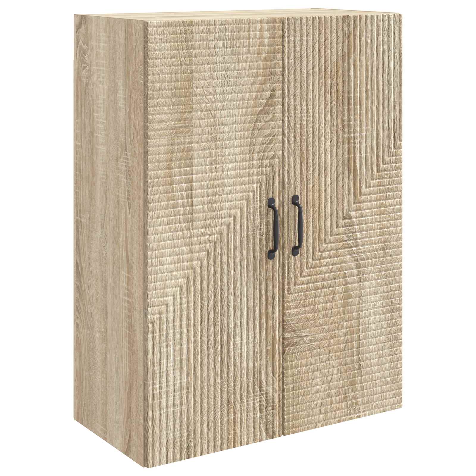 vidaXL Wandkast Wit 66 x 34,5 x 90 cm Bewerkt hout