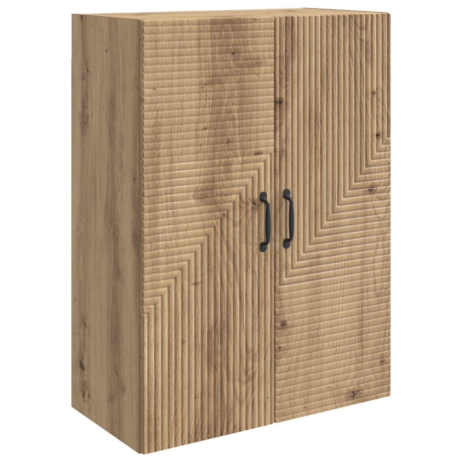 vidaXL Wandkast Wit 66 x 34,5 x 90 cm Bewerkt hout