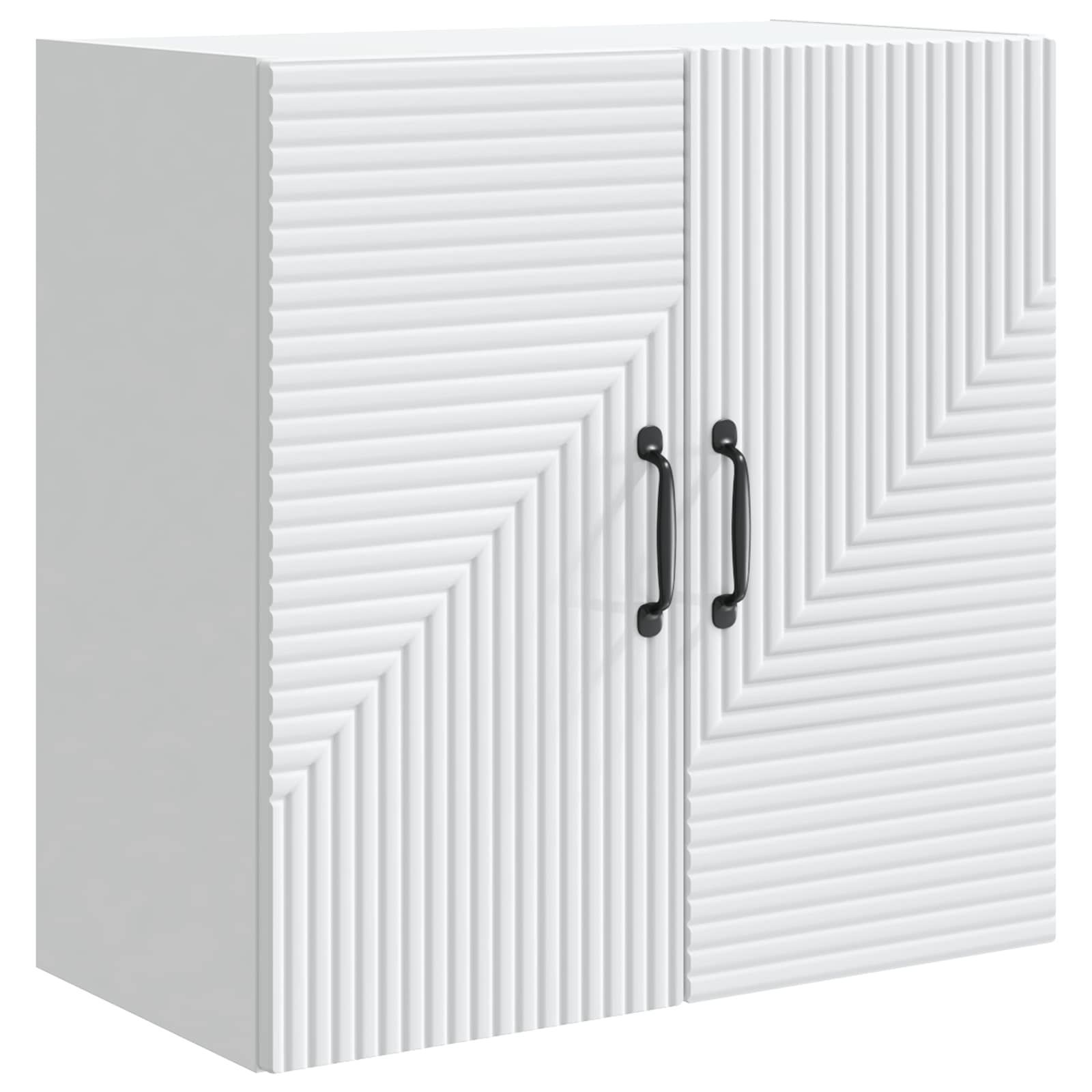 vidaXL Wandkast Wit 66 x 34,5 x 90 cm Bewerkt hout