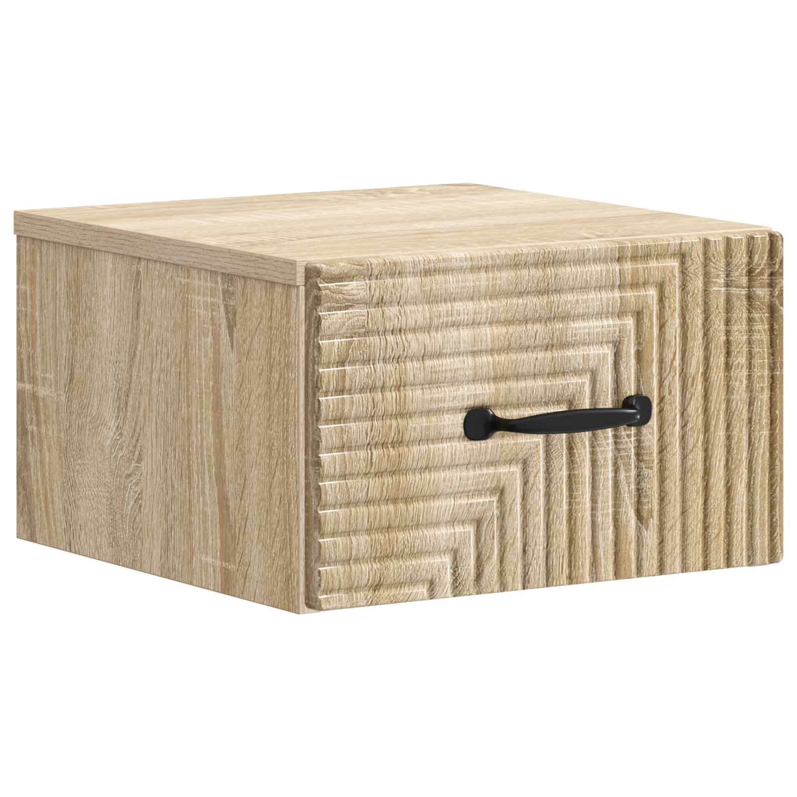 vidaXL Wandbeugel Bedkast 2 pcs Wit 34,5 x 33 x 20 cm Bewerkt hout