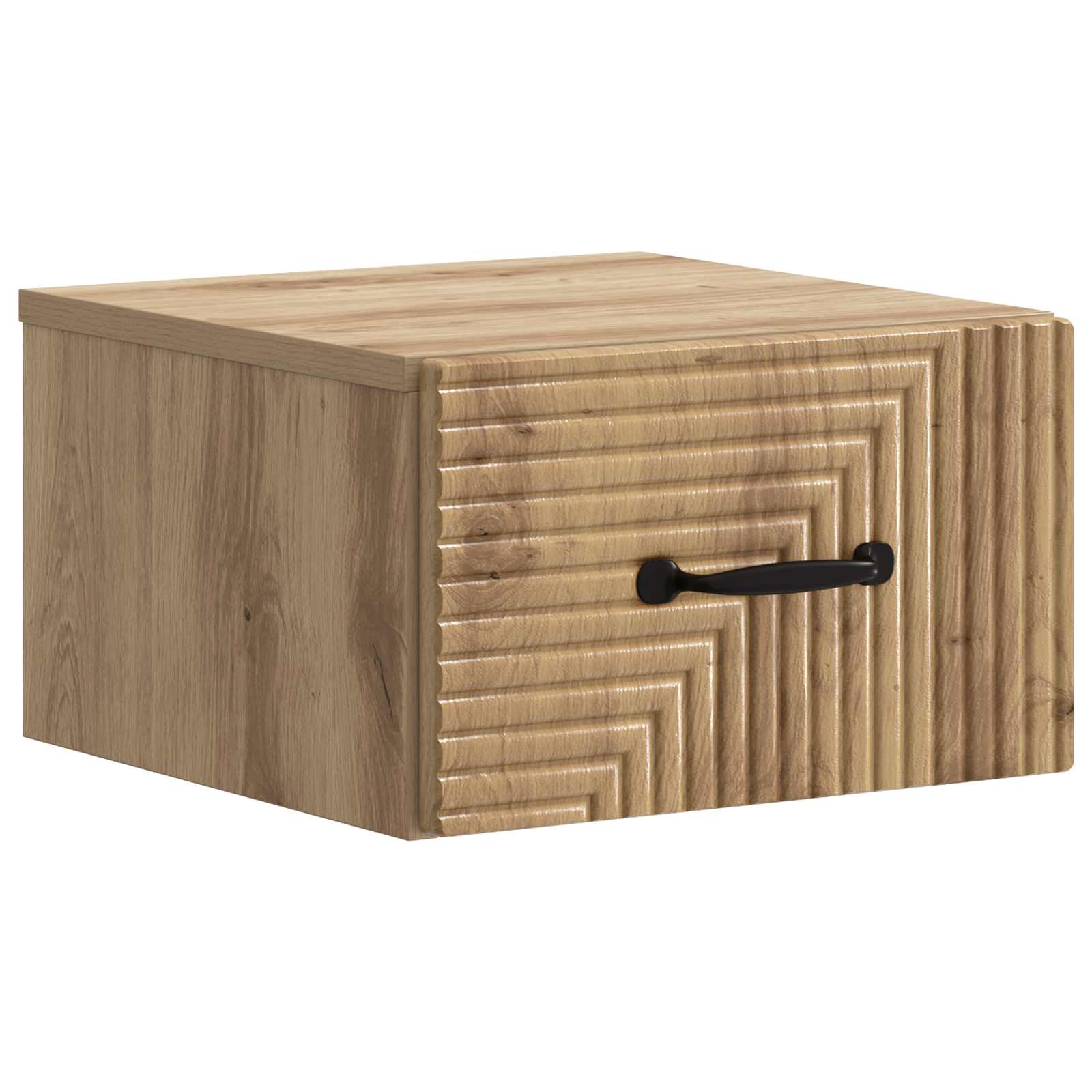 vidaXL Wandbeugel Bedkast 2 pcs Wit 34,5 x 33 x 20 cm Bewerkt hout