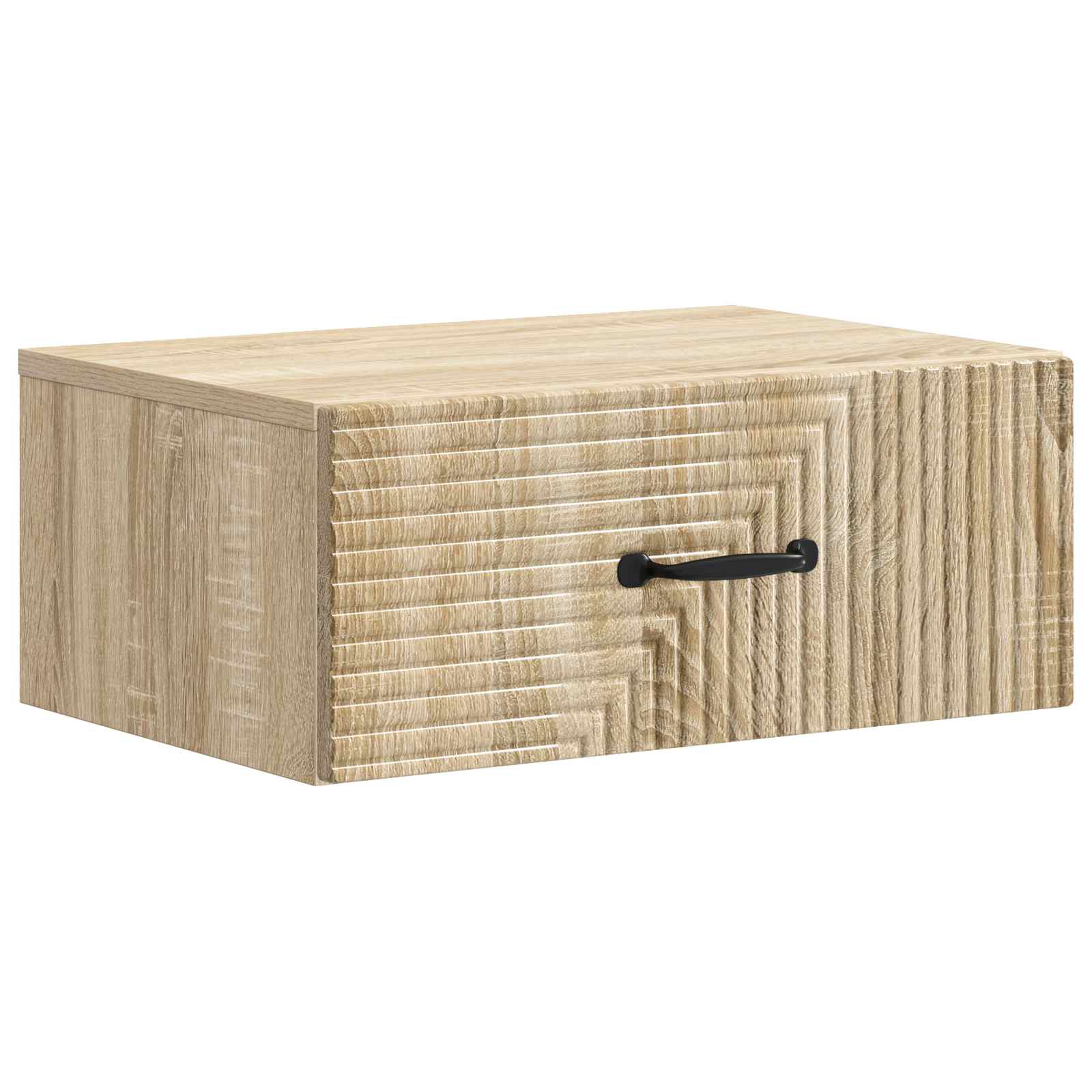 vidaXL Wandbeugel Bedkast 2 pcs Wit 49 x 34,5 x 20 cm Bewerkt hout