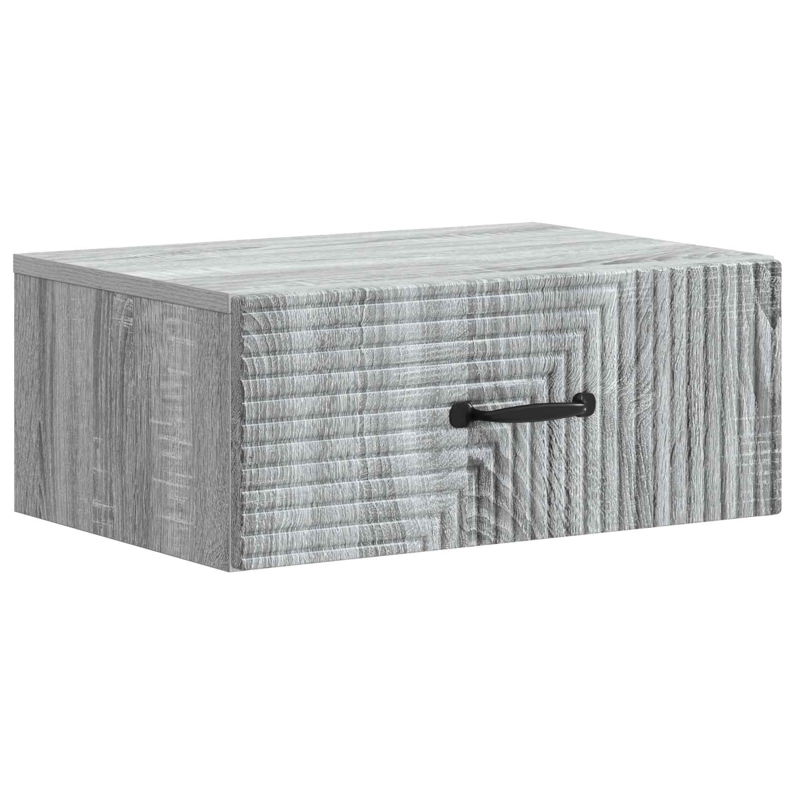 vidaXL Wandbeugel Bedkast 2 pcs Wit 49 x 34,5 x 20 cm Bewerkt hout