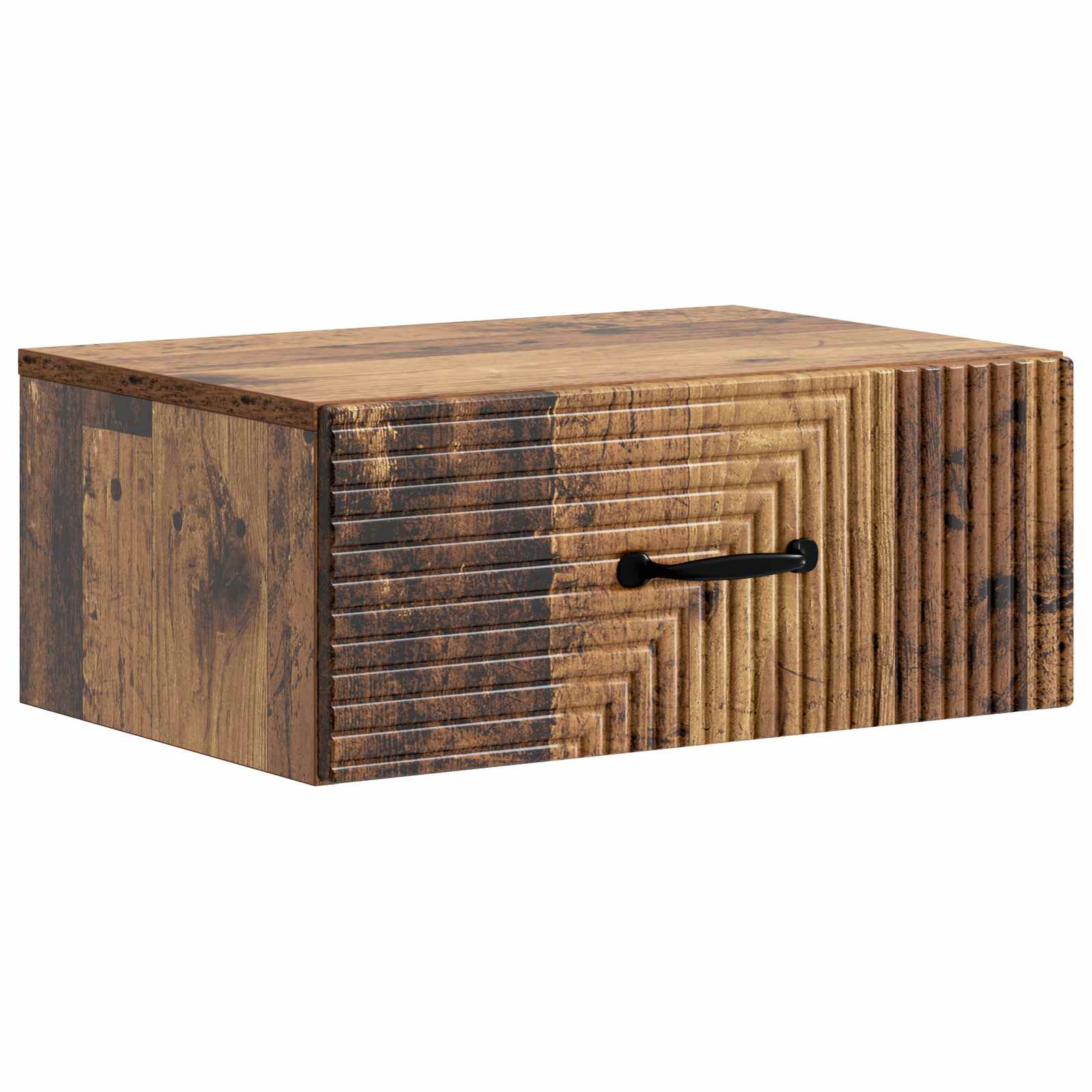 vidaXL Wandbeugel Bedkast 2 pcs Wit 49 x 34,5 x 20 cm Bewerkt hout
