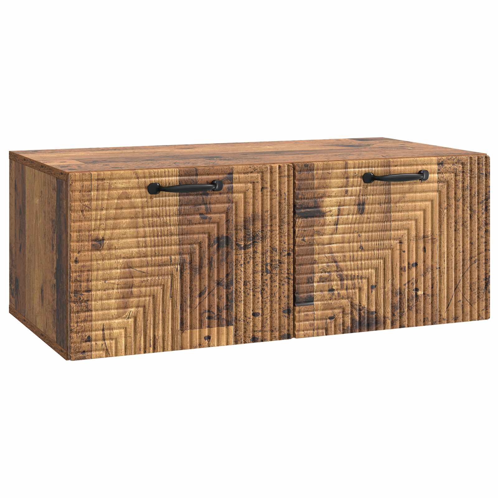 vidaXL Wandbeugel TV-kast Zwart 59,5 x 41 x 30 cm Bewerkt hout