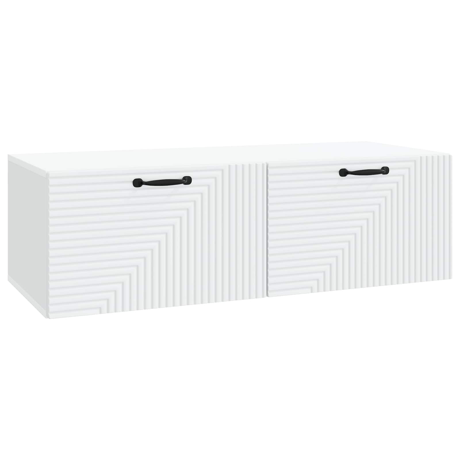 vidaXL Wandbeugel TV-kast Zwart 59,5 x 41 x 30 cm Bewerkt hout