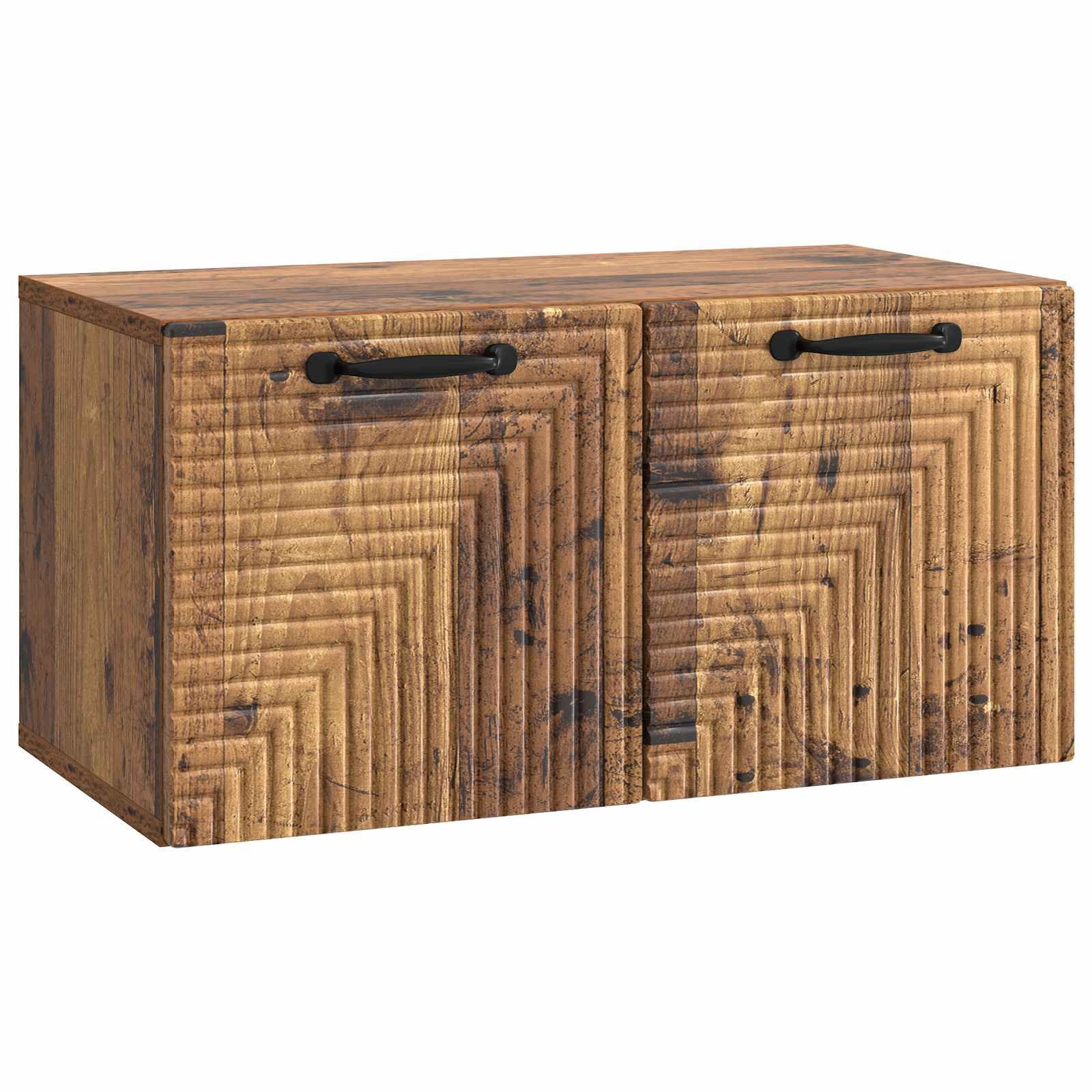 vidaXL Wandbeugel TV-kast Zwart 59,5 x 41 x 30 cm Bewerkt hout