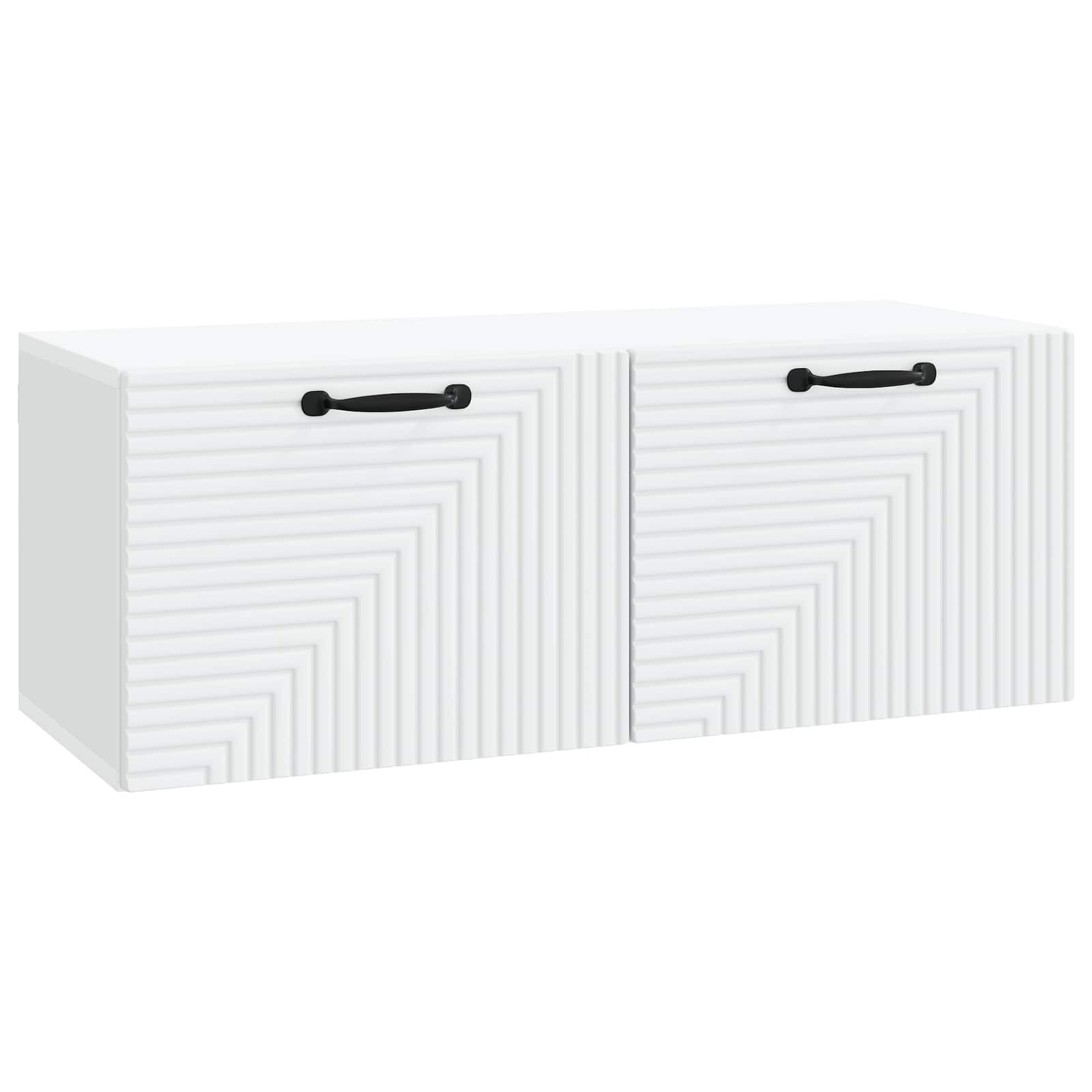 vidaXL Wandbeugel TV-kast Zwart 59,5 x 41 x 30 cm Bewerkt hout