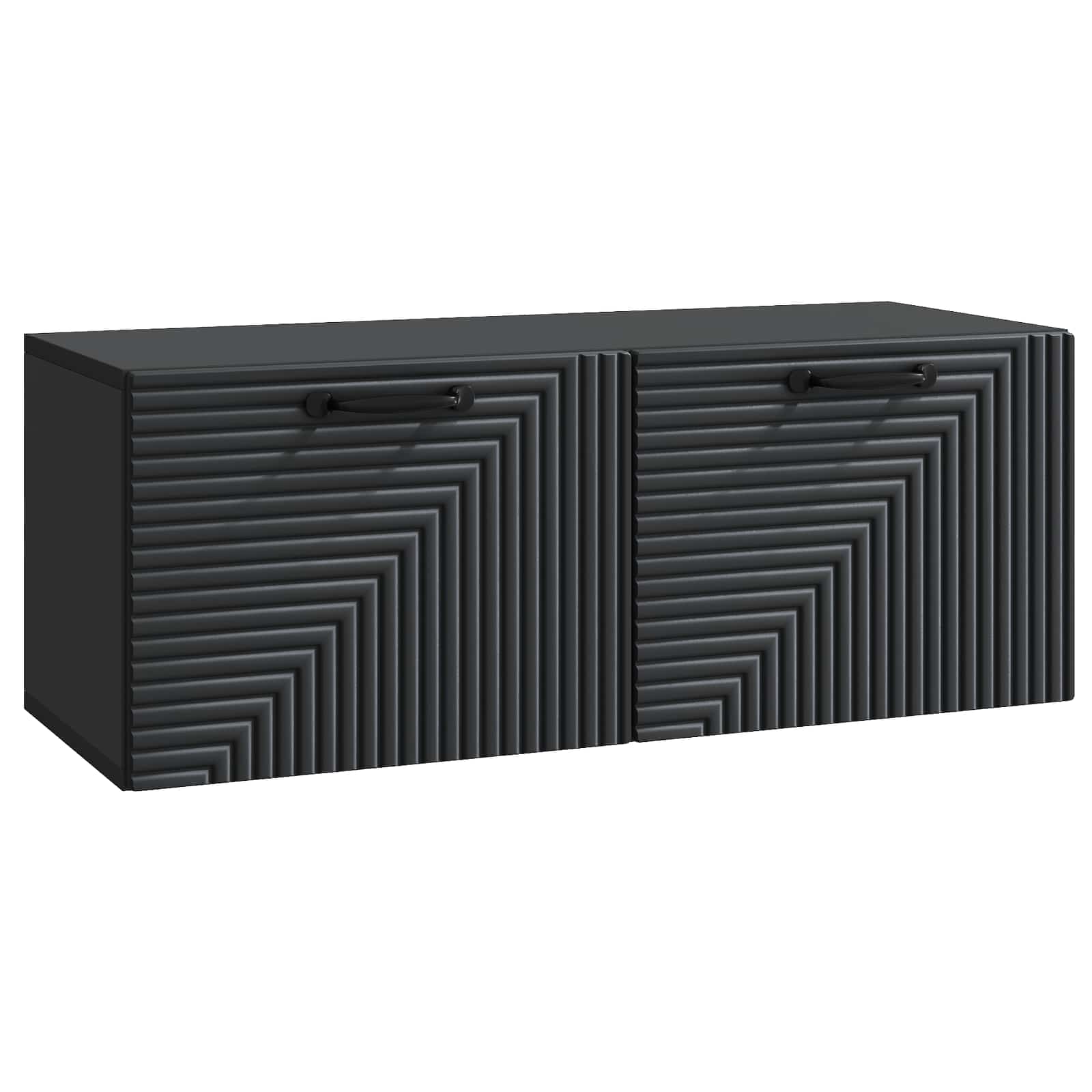 vidaXL Wandbeugel TV-kast Zwart 59,5 x 41 x 30 cm Bewerkt hout