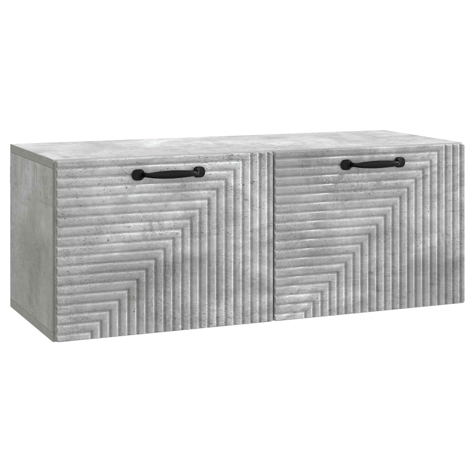 vidaXL Wandbeugel TV-kast Zwart 59,5 x 41 x 30 cm Bewerkt hout