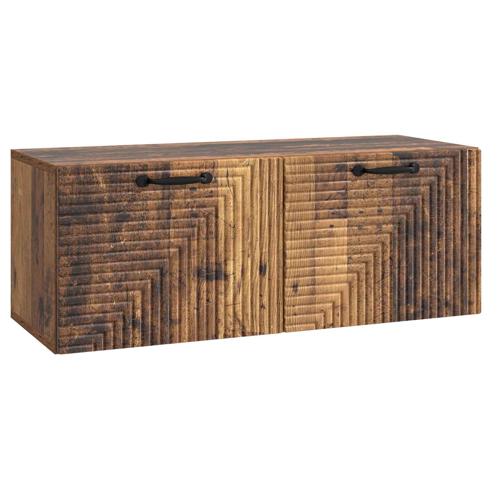 vidaXL Wandbeugel TV-kast Zwart 59,5 x 41 x 30 cm Bewerkt hout