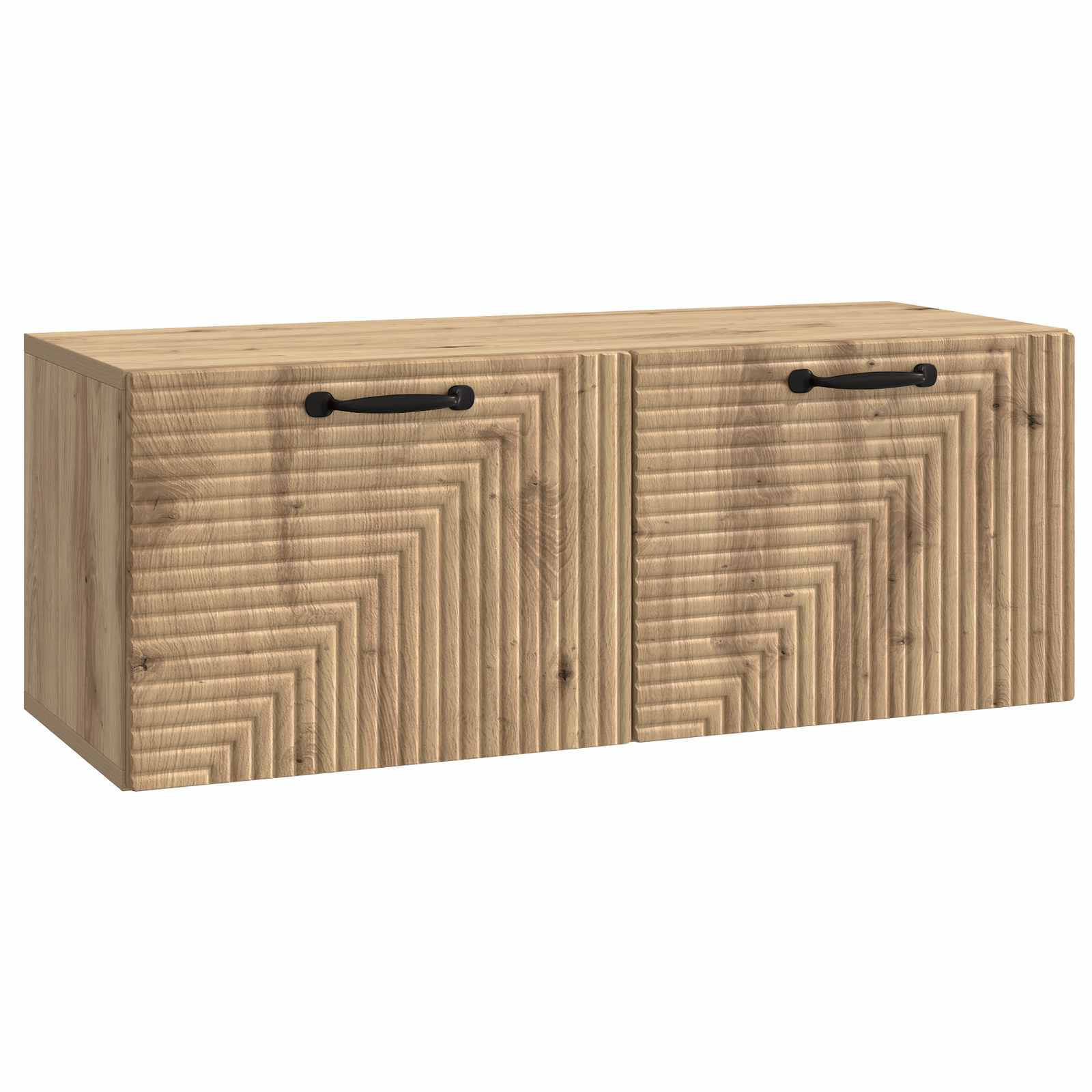 vidaXL Wandbeugel TV-kast Zwart 59,5 x 41 x 30 cm Bewerkt hout