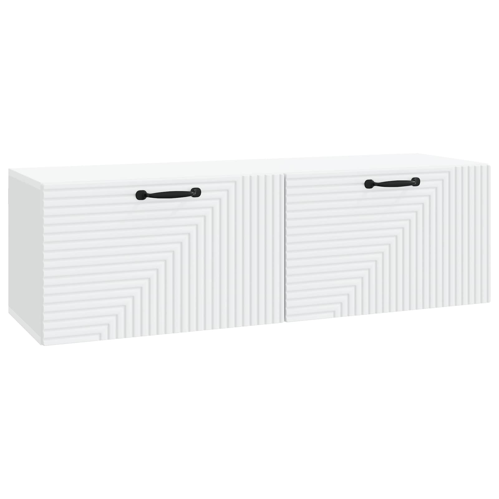 vidaXL Wandbeugel TV-kast Zwart 59,5 x 41 x 30 cm Bewerkt hout