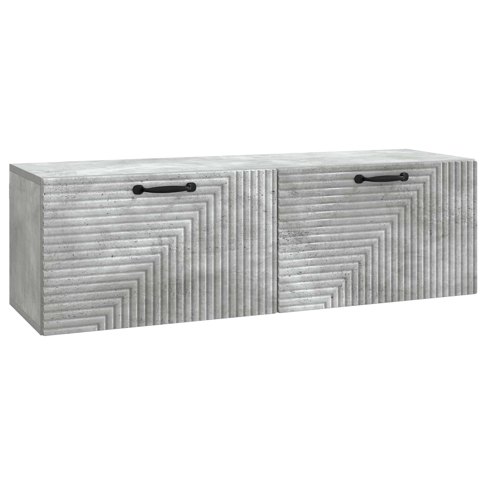 vidaXL Wandbeugel TV-kast Zwart 59,5 x 41 x 30 cm Bewerkt hout