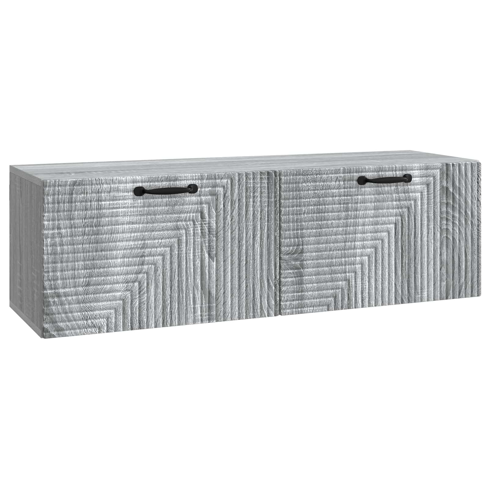 vidaXL Wandbeugel TV-kast Zwart 59,5 x 41 x 30 cm Bewerkt hout