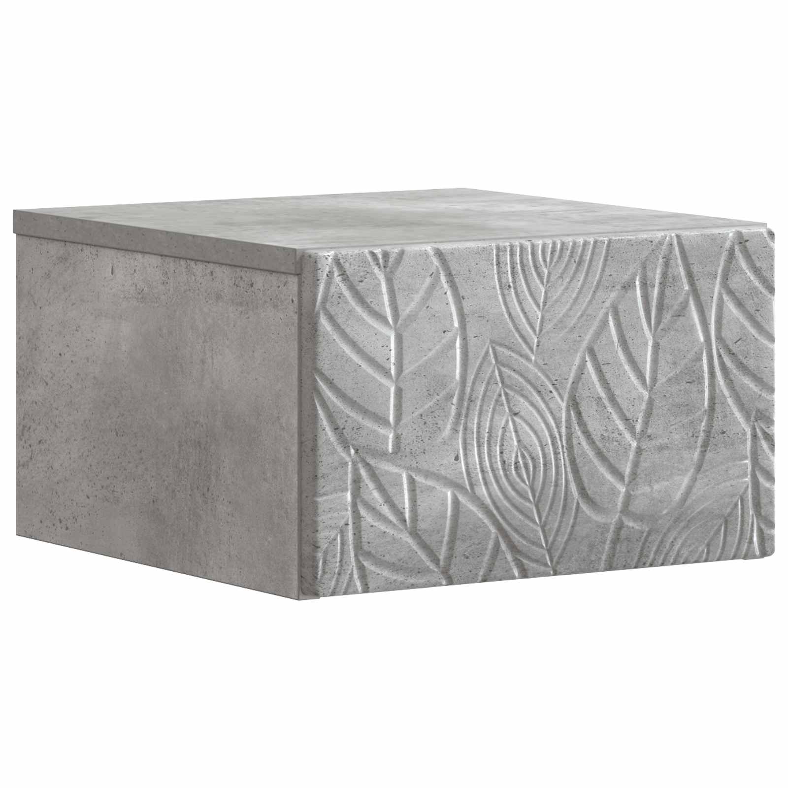 vidaXL Wandmontage Zijtafel Wit 34,5 x 33 x 20 cm Bewerkt hout
