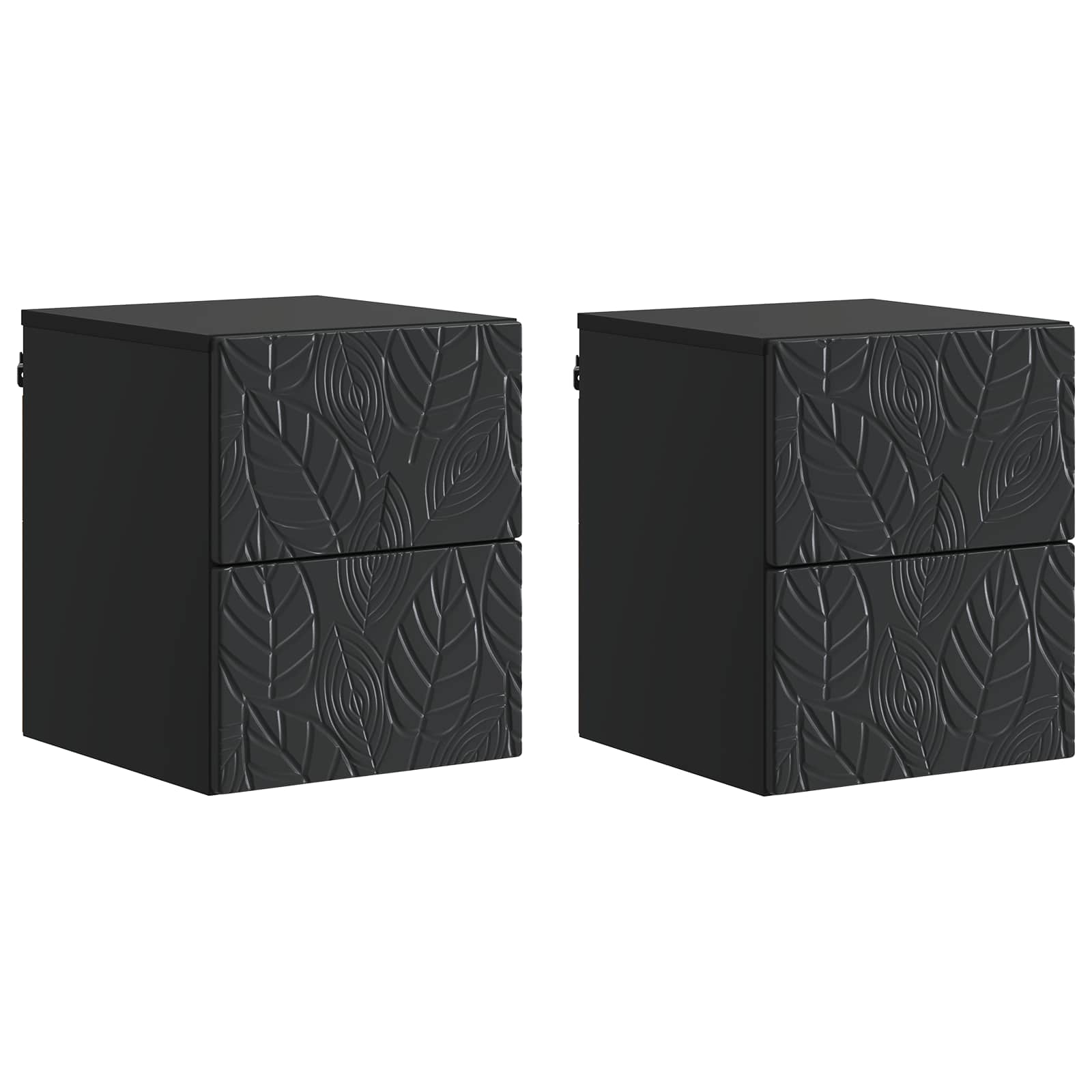 vidaXL Wandbeugel Bedkast Wit 34,5 x 33 x 40 cm Bewerkt hout