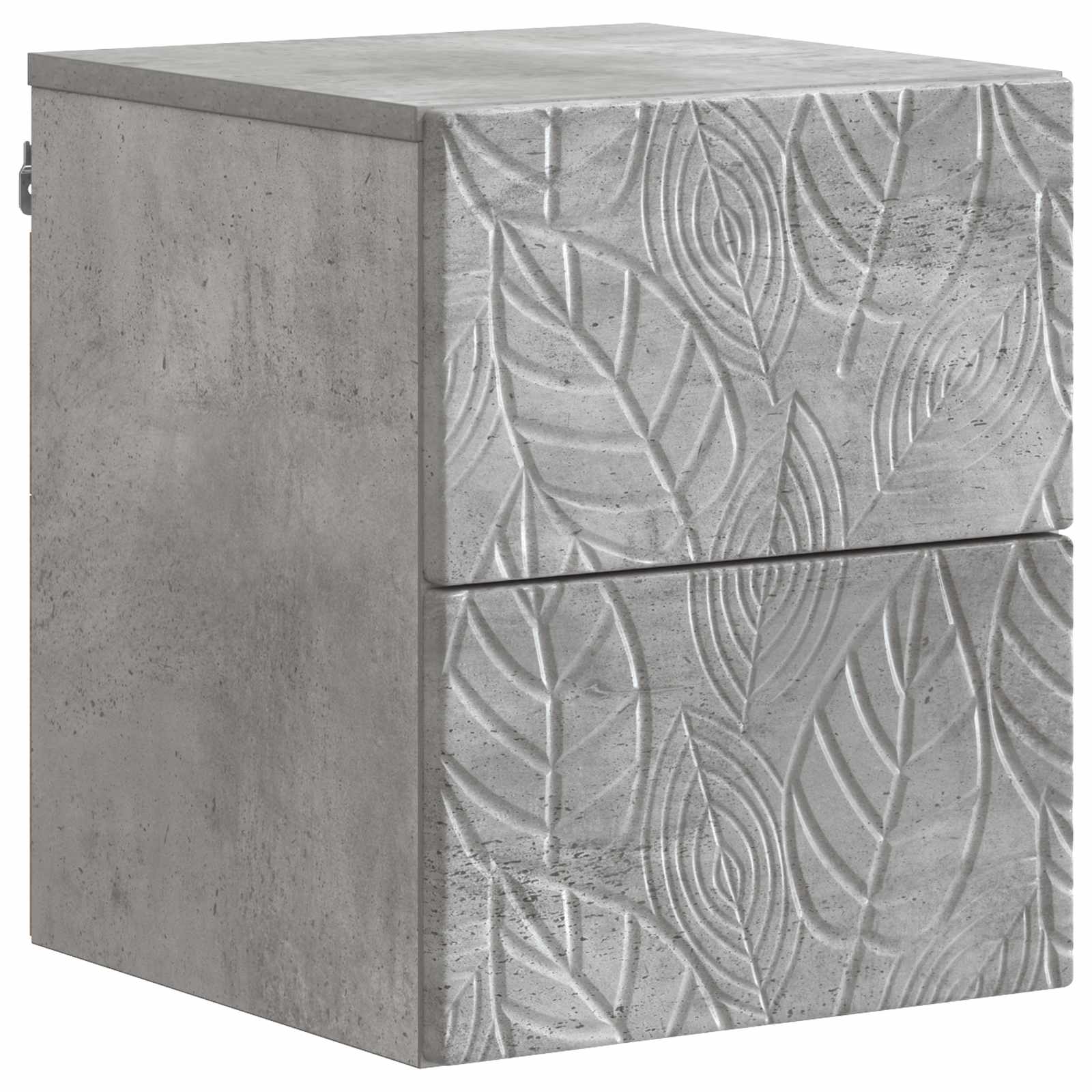 vidaXL Wandbeugel Bedkast Wit 34,5 x 33 x 40 cm Bewerkt hout