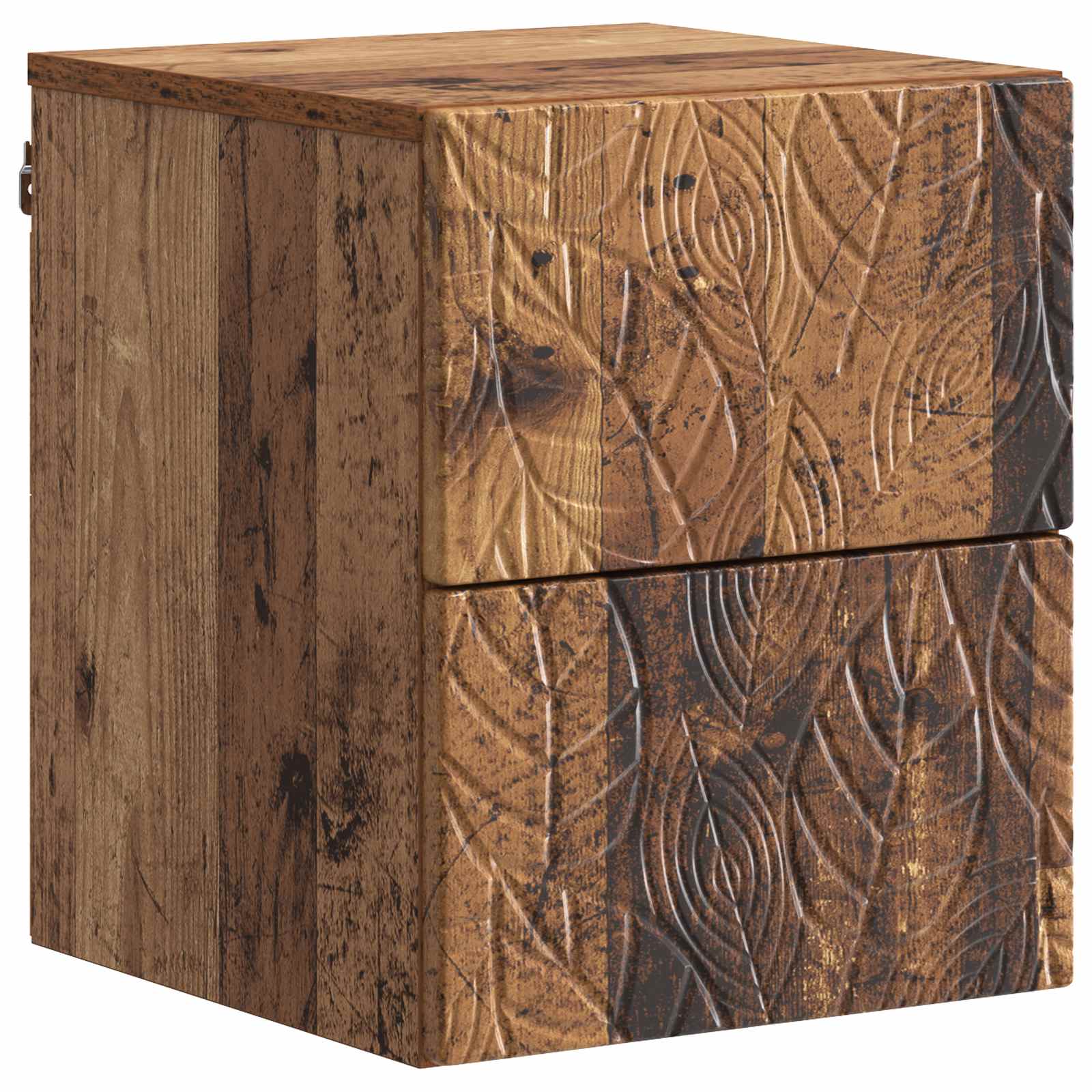 vidaXL Wandbeugel Bedkast Wit 34,5 x 33 x 40 cm Bewerkt hout