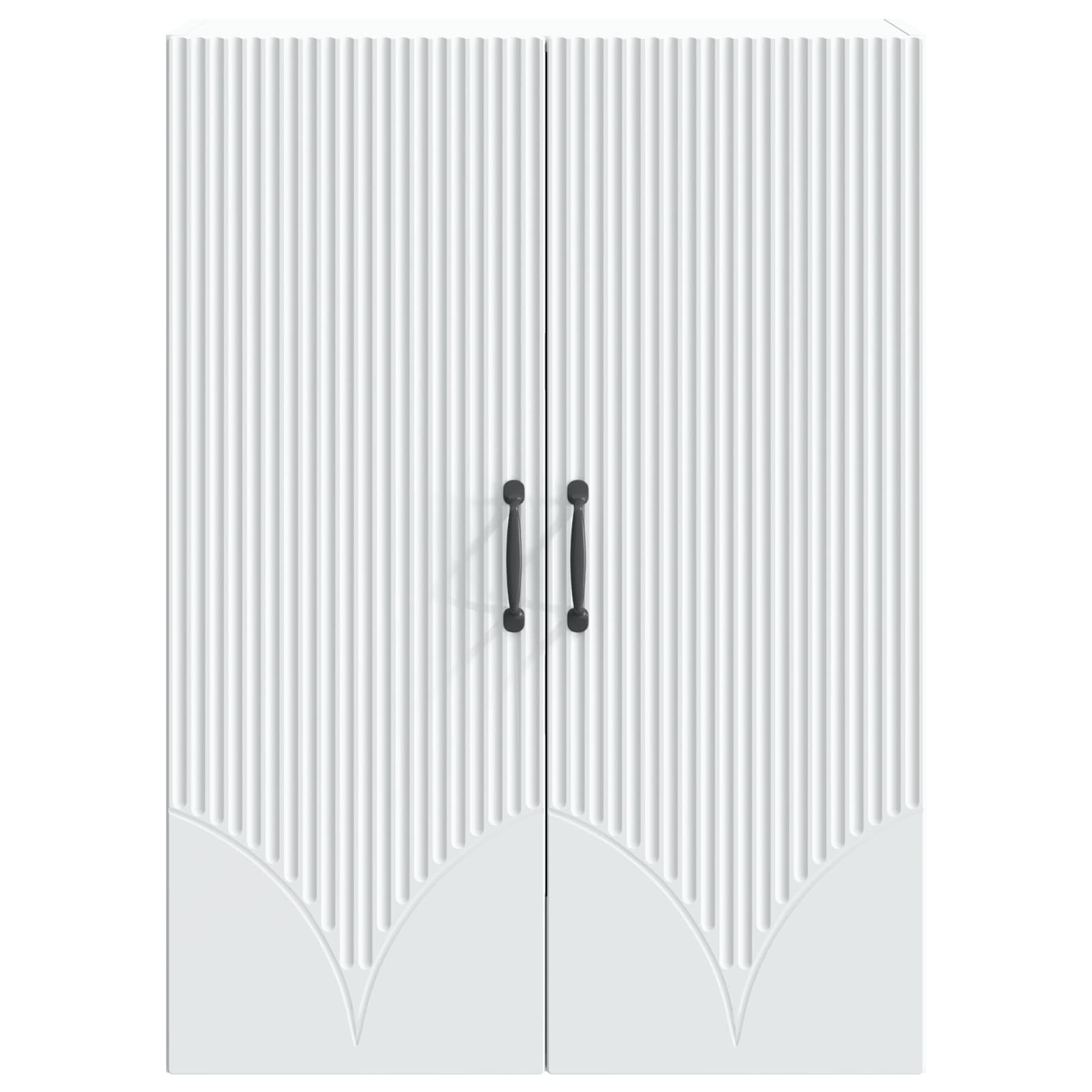 vidaXL Wandkast Wit 66 x 34,5 x 90 cm Bewerkt hout